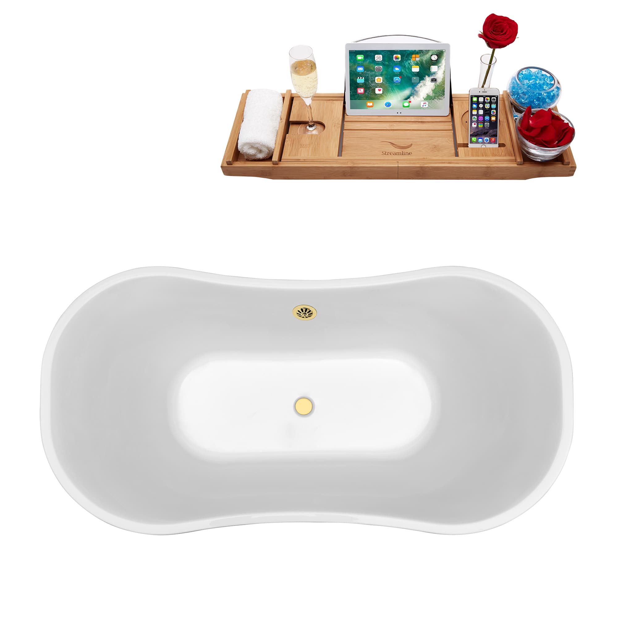 Streamline N201GLD bathtubs - View #4