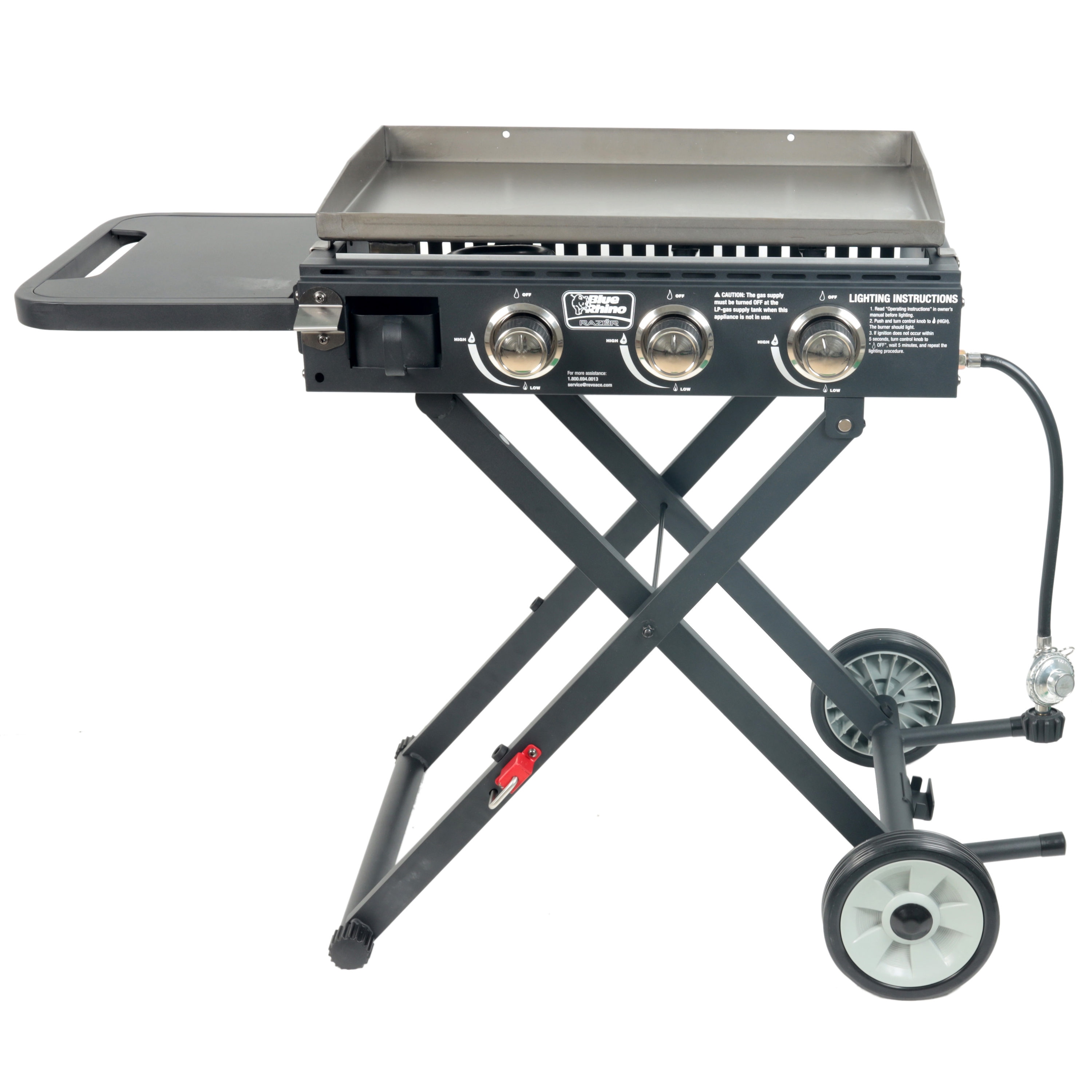 Blue Rhino 3-Burner Liquid Propane Flat Top Grill GGC2226L Sansujyuku sansujyuku.com