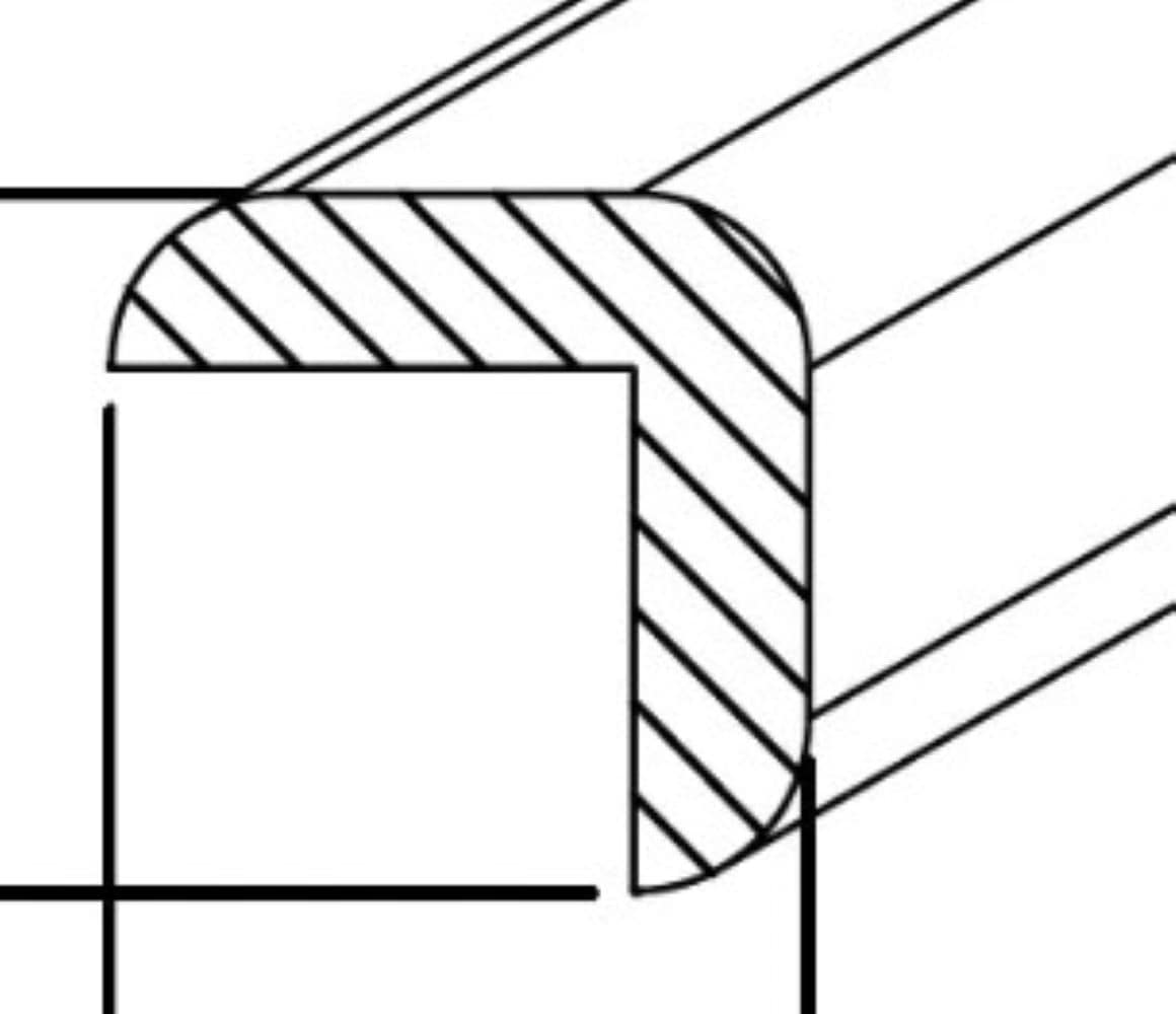 RELIABILT A10-OCM Outside Corner Moulding 0.75-in W x 96-in H x 0.75-in D White Painted