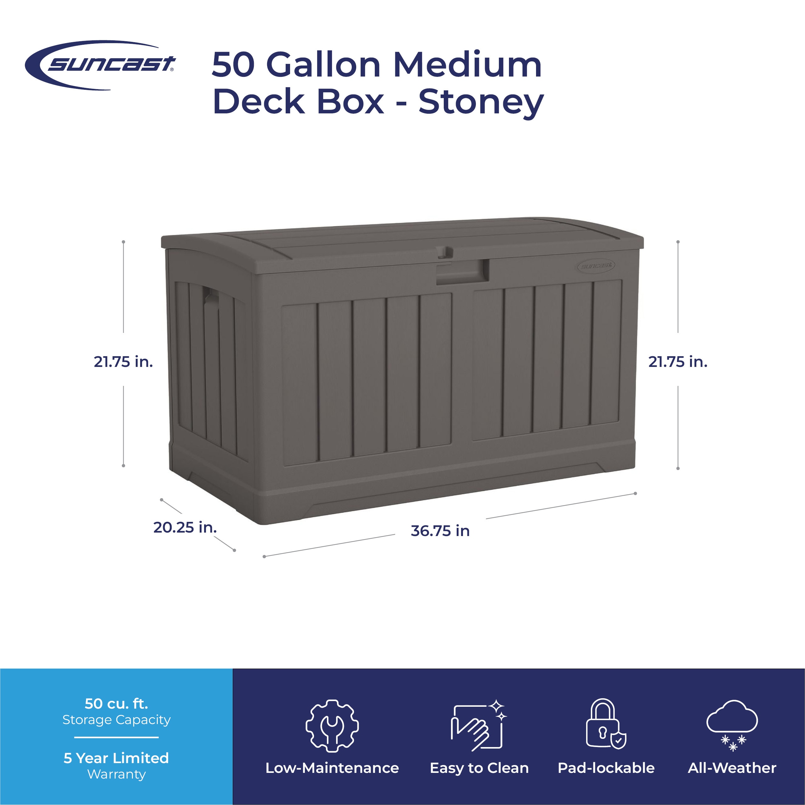 Suncast DB5025 Deck-Boxes - View #11