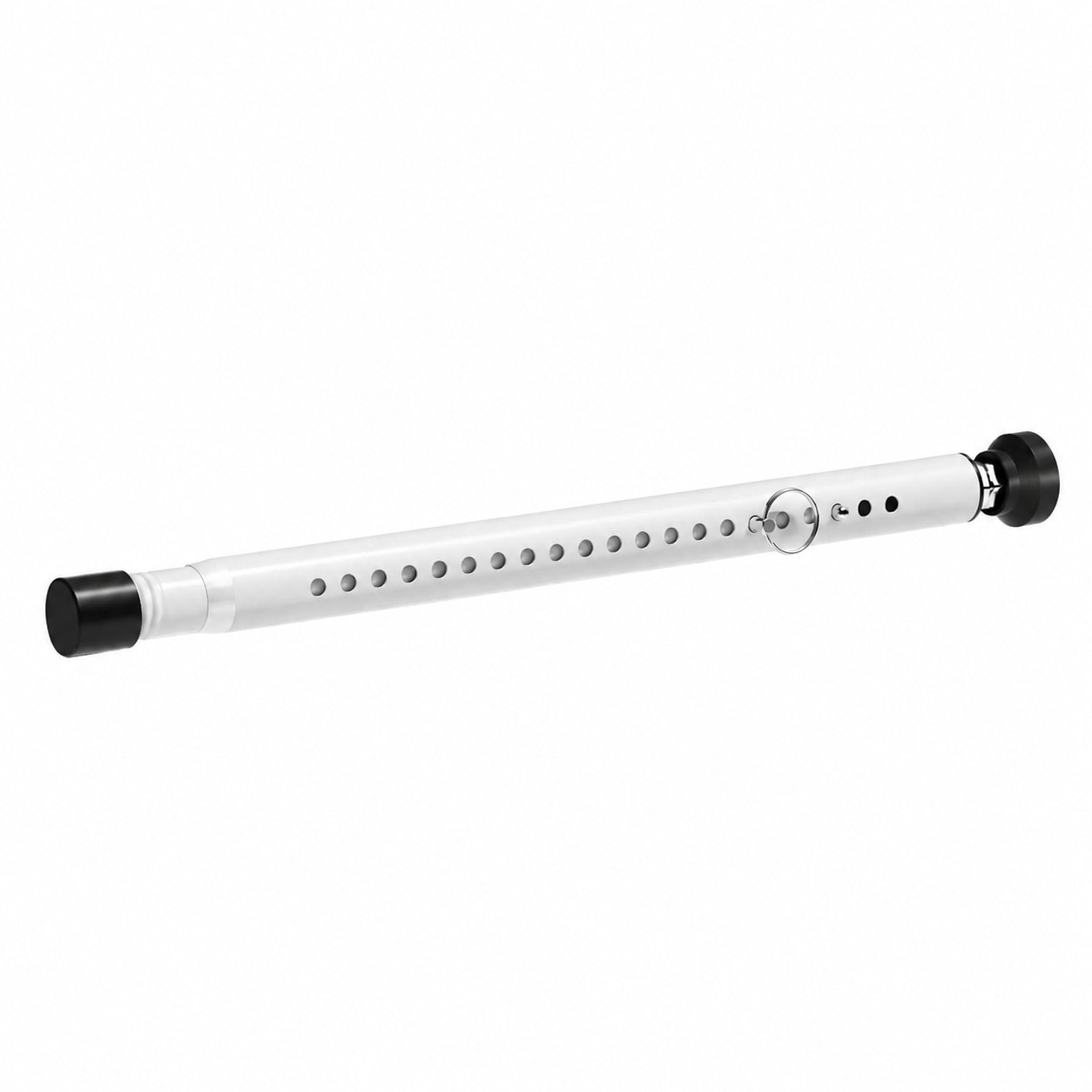 Aoibox Adjustable Sliding Door and Window Security Bar Extendable 18 to 51 Inch White Alloy Iron Bars Inside #LAB9LMWL