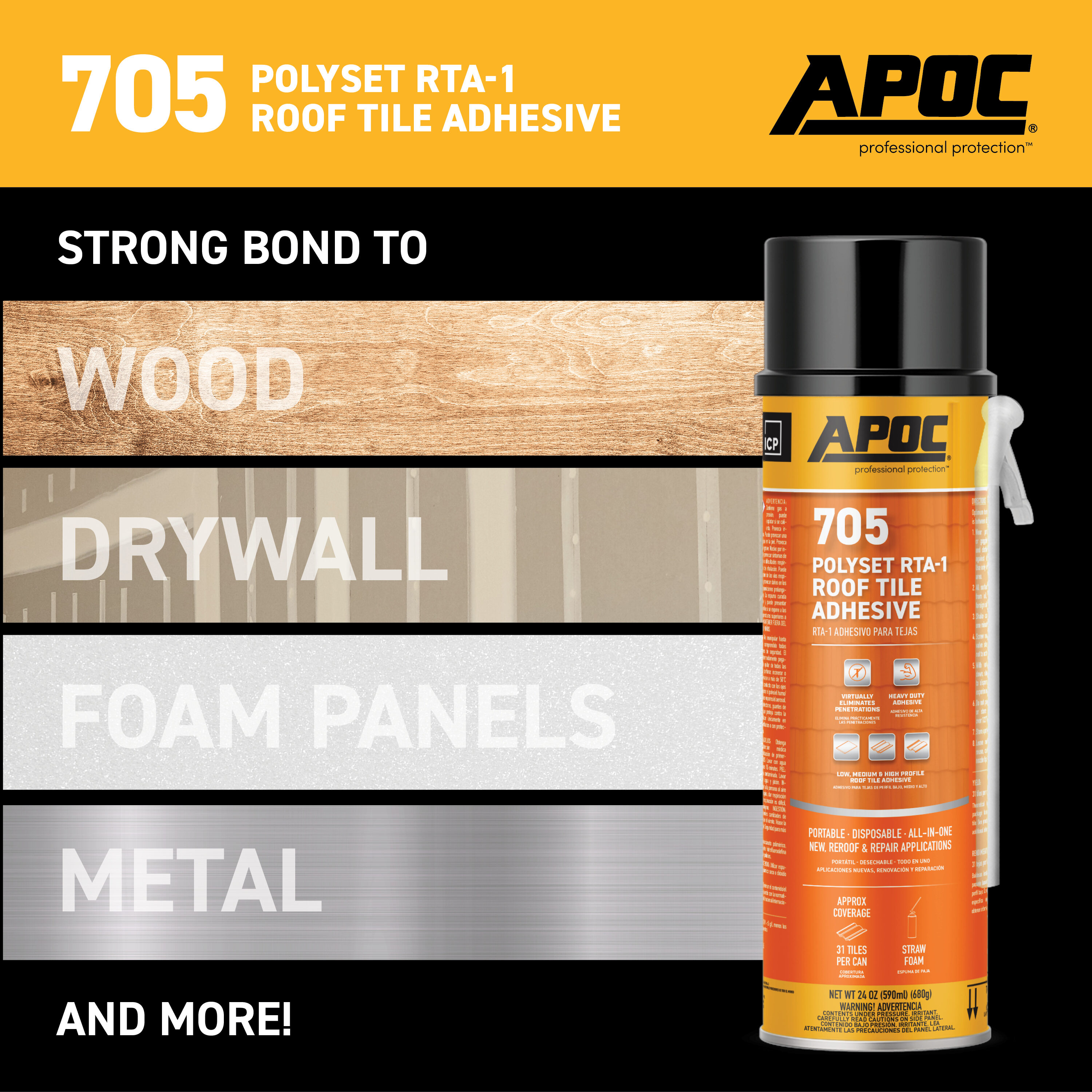 APOC AP-705-24SF Roof-Adhesives - View #6