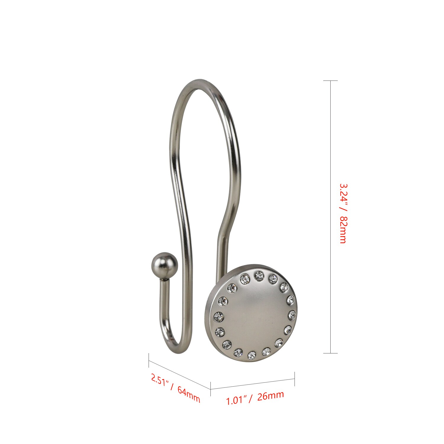 Utopia Alley HK19BN Shower-Rings-Hooks - View #7