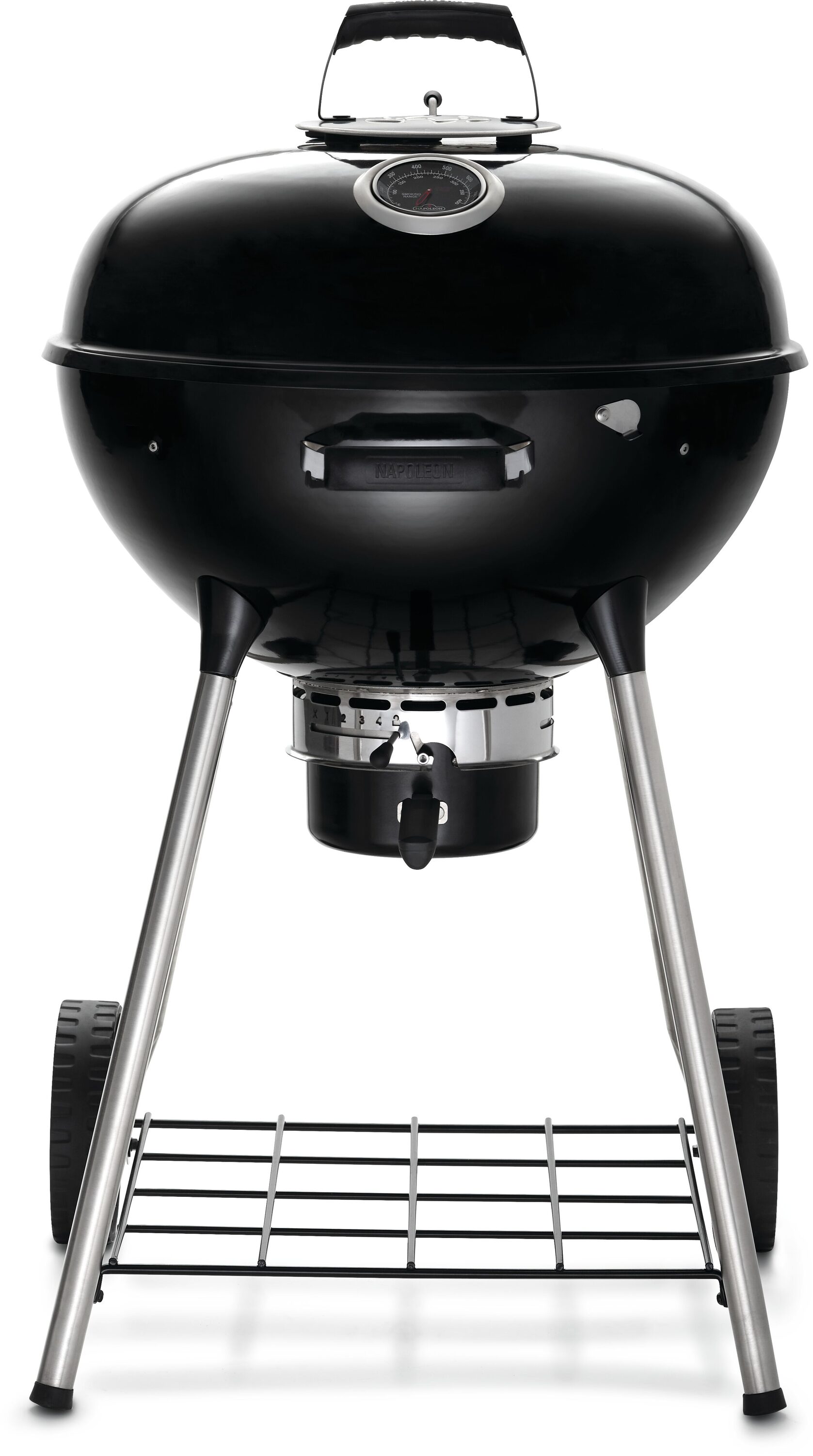 NAPOLEON NK22 Leg Series 21.5-in W Black/Porcelain Kettle Charcoal Grill NK22K-LEG-3 Sansujyuku sansujyuku.com