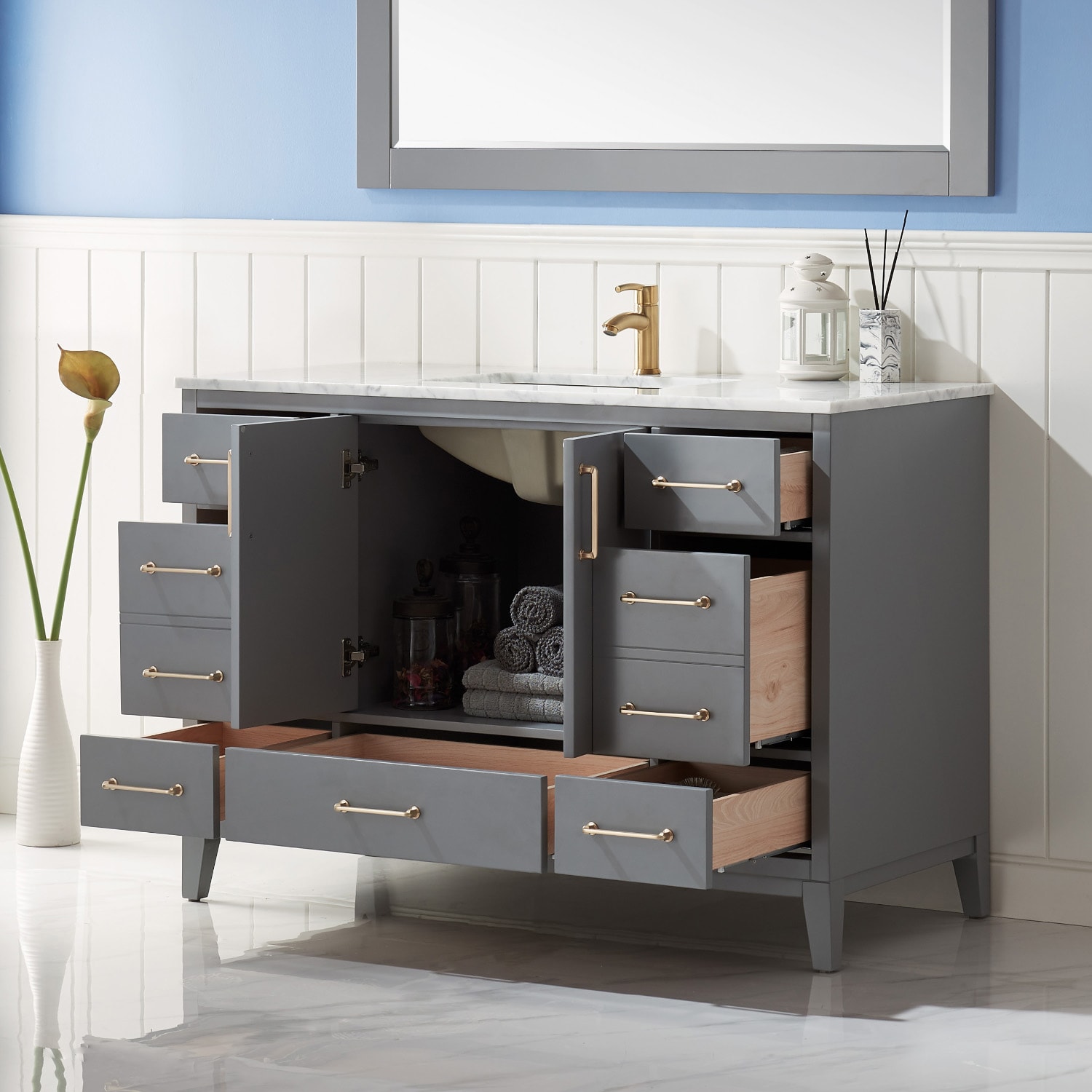 Altair 541048-GR-CA Bath-Vanity-Combo - View #4