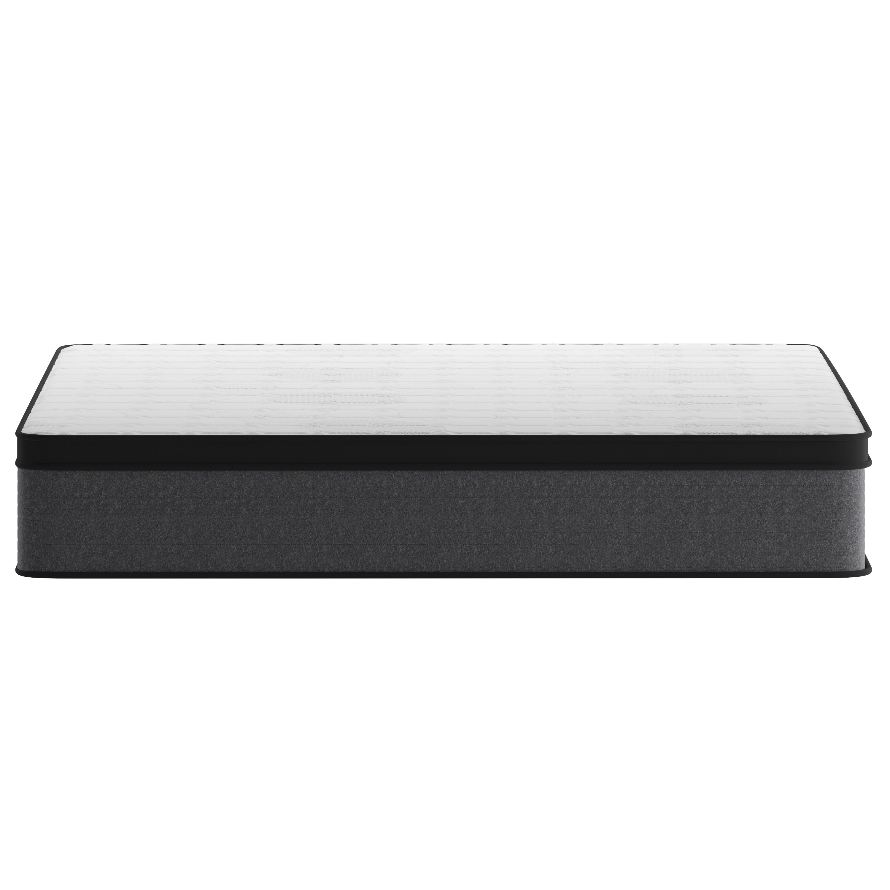 Capri King Gray Eurotop Innerspring Adjustable Bed Mattress