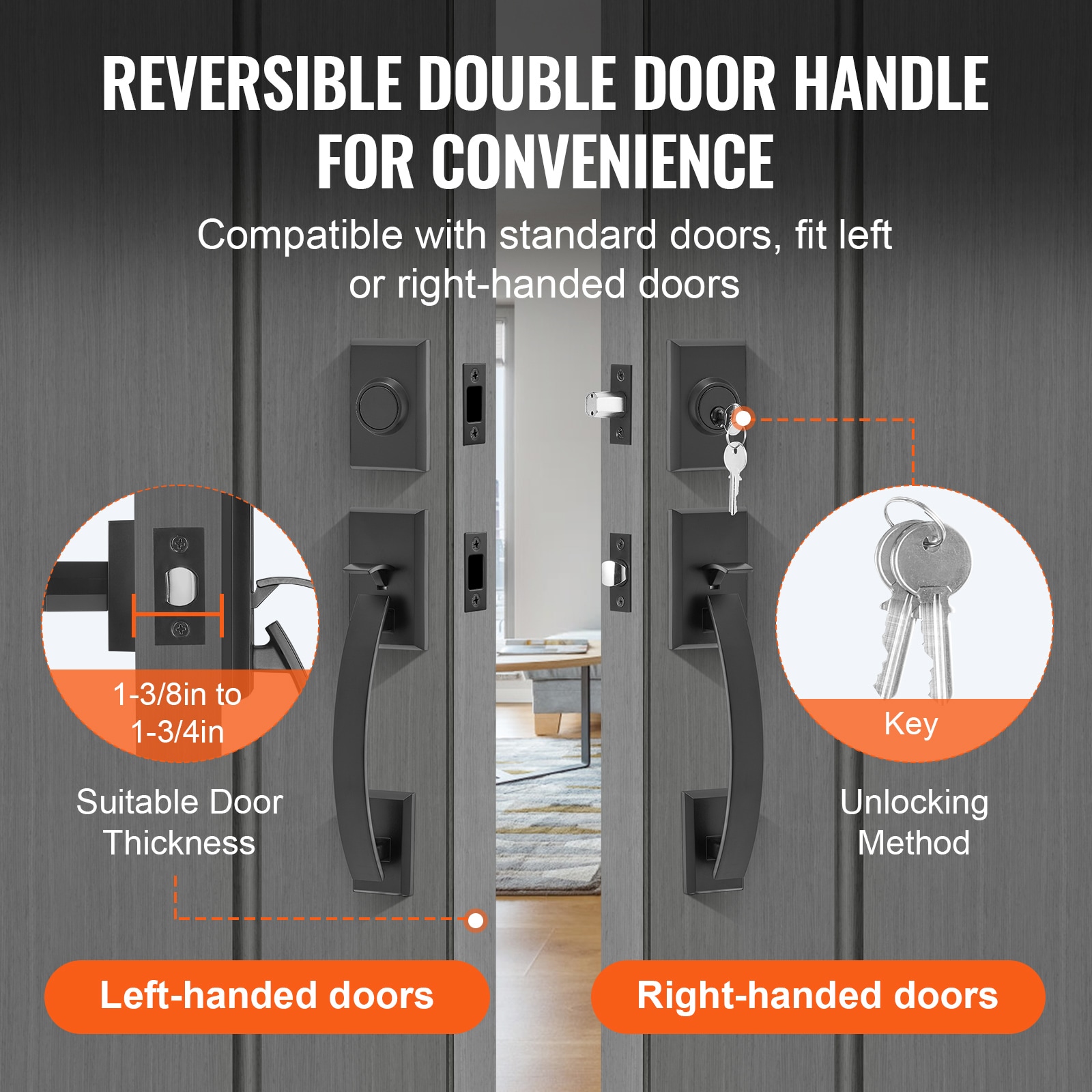VEVOR SMSBYGHDSHXLZ8LO2V0 Door-Handles - View #6