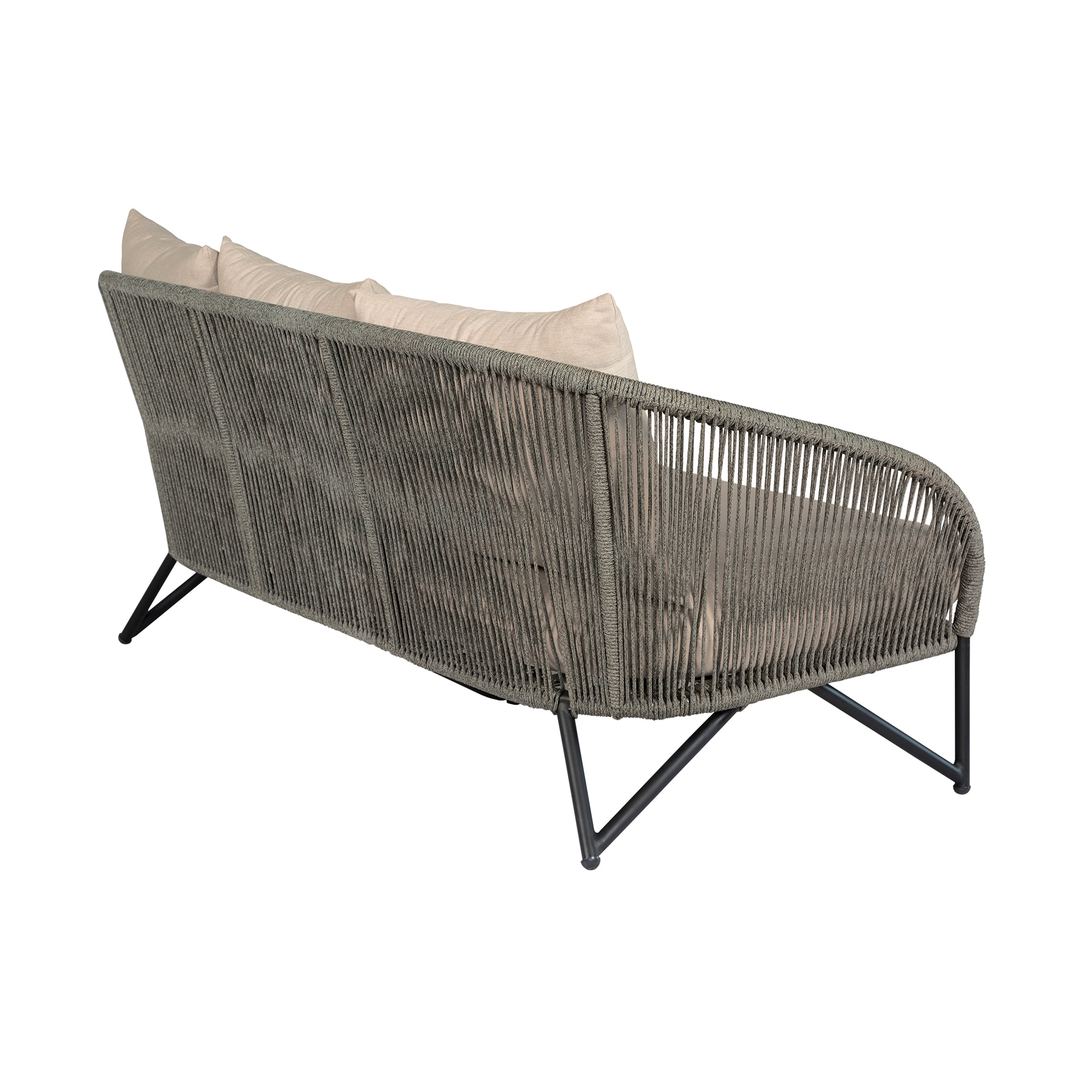 Armen Living LCBESOBLKTP Patio-Sofas-Daybeds - View #2