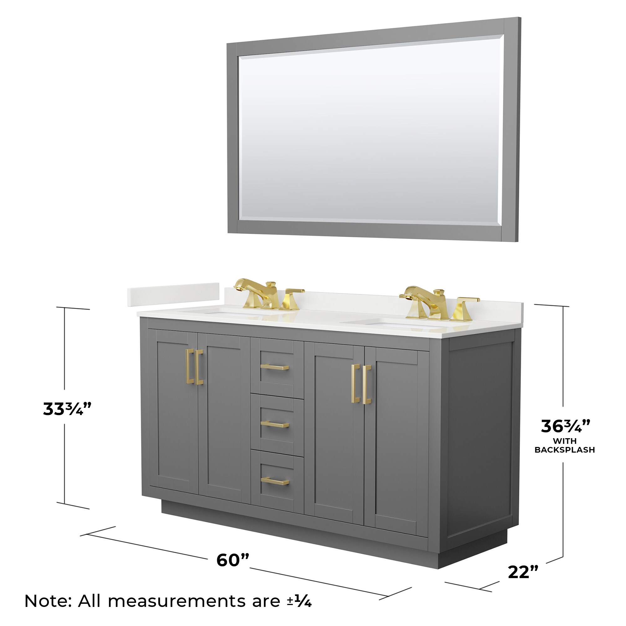 Wyndham Collection WCF292960DGGWQUS3M58 Bath-Vanity-Combo - View #6