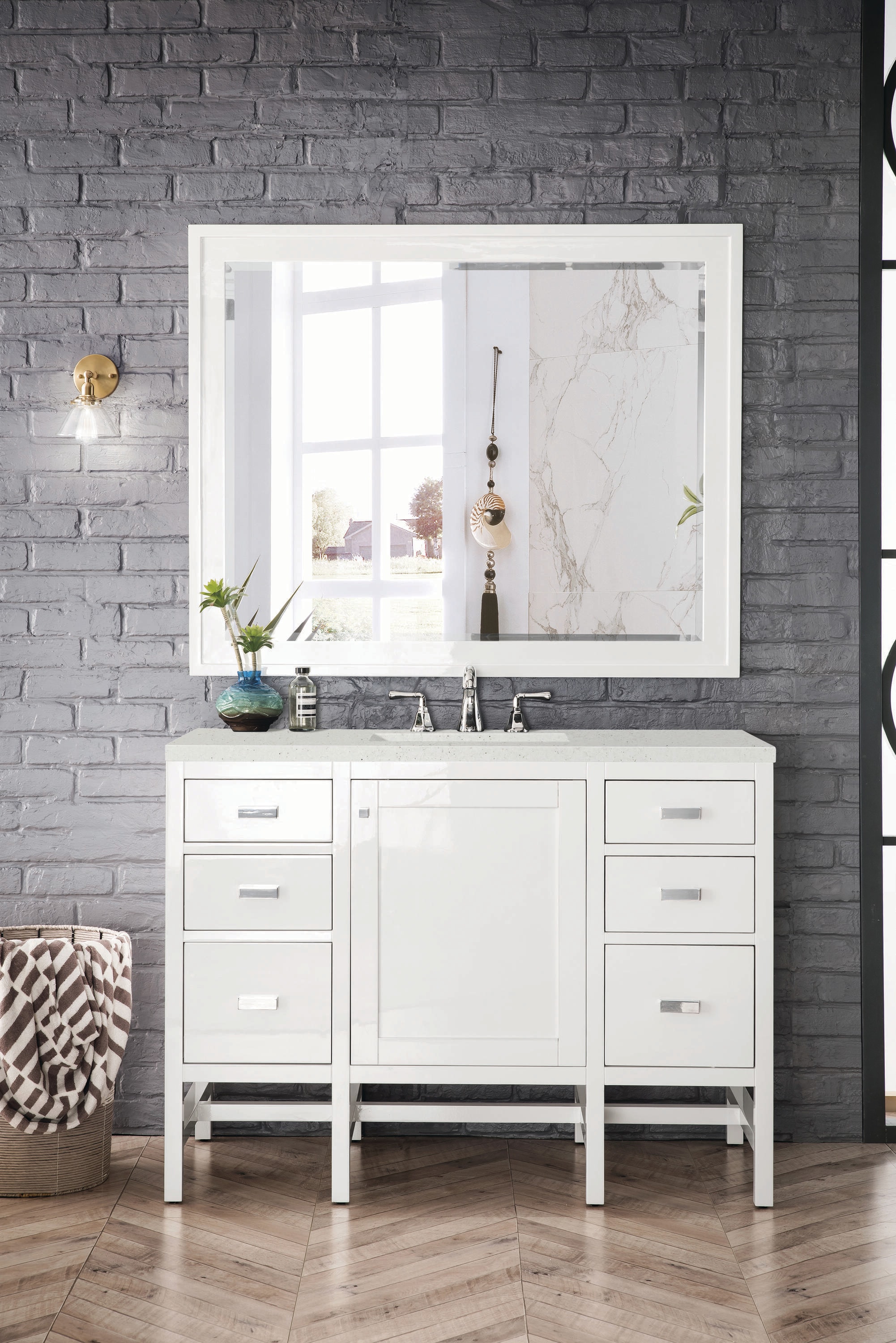 James Martin Vanities E444-V48-GW-3LDL Bath-Vanity-Combo - View #2