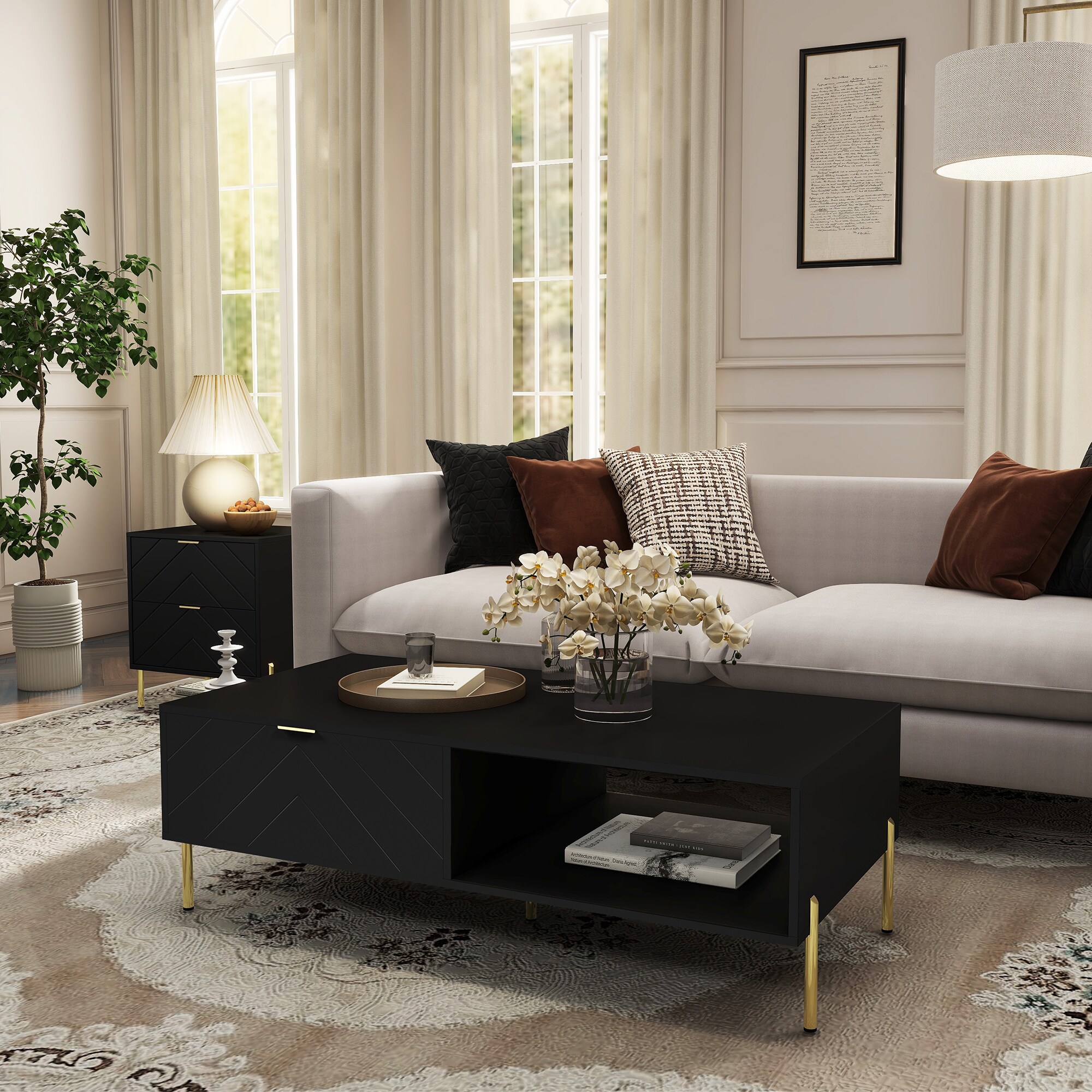 Clihome CL02WC011BK Coffee-Tables - View #6