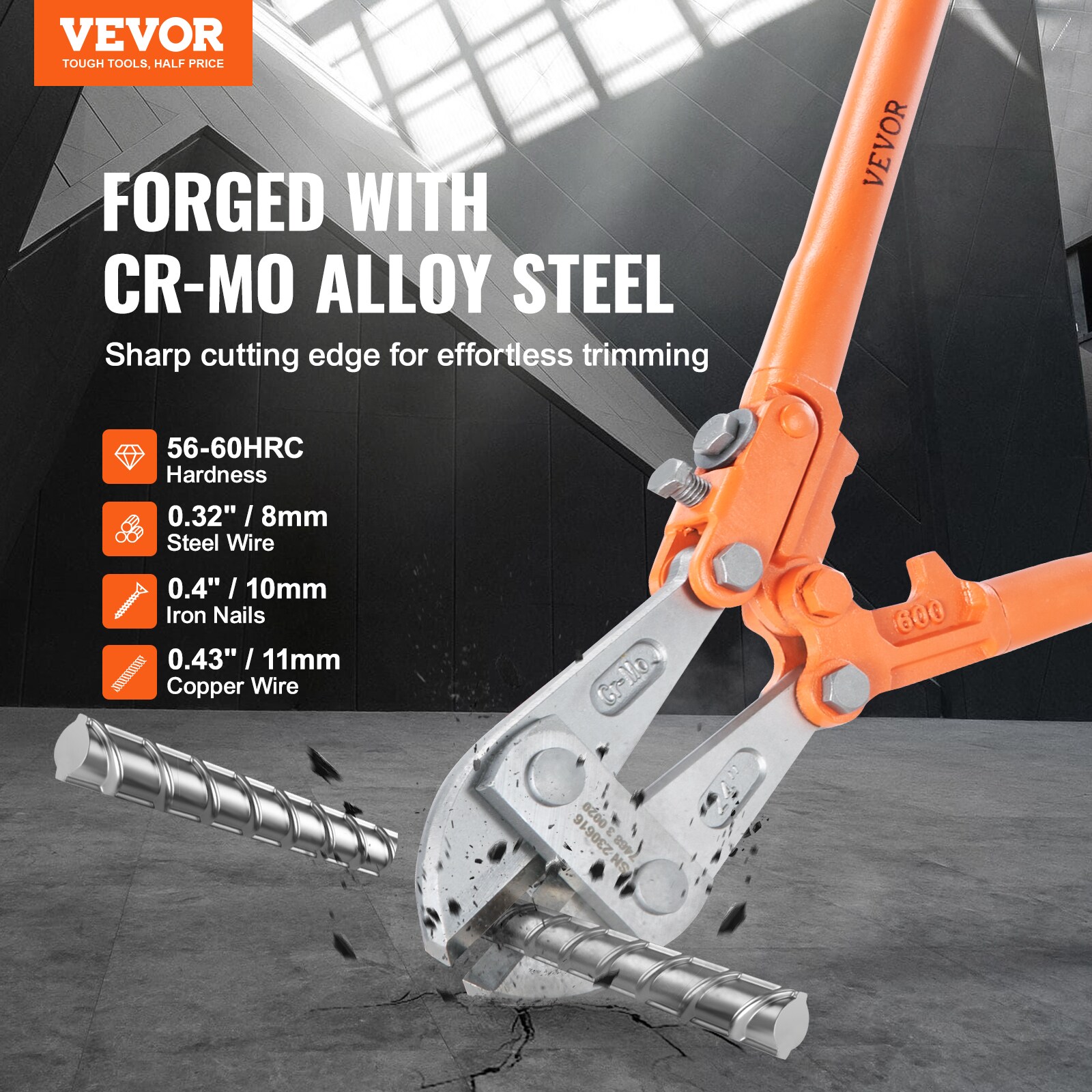 VEVOR DXQGMG248MMXH0WFMV0 Bolt-Cutters - View #3