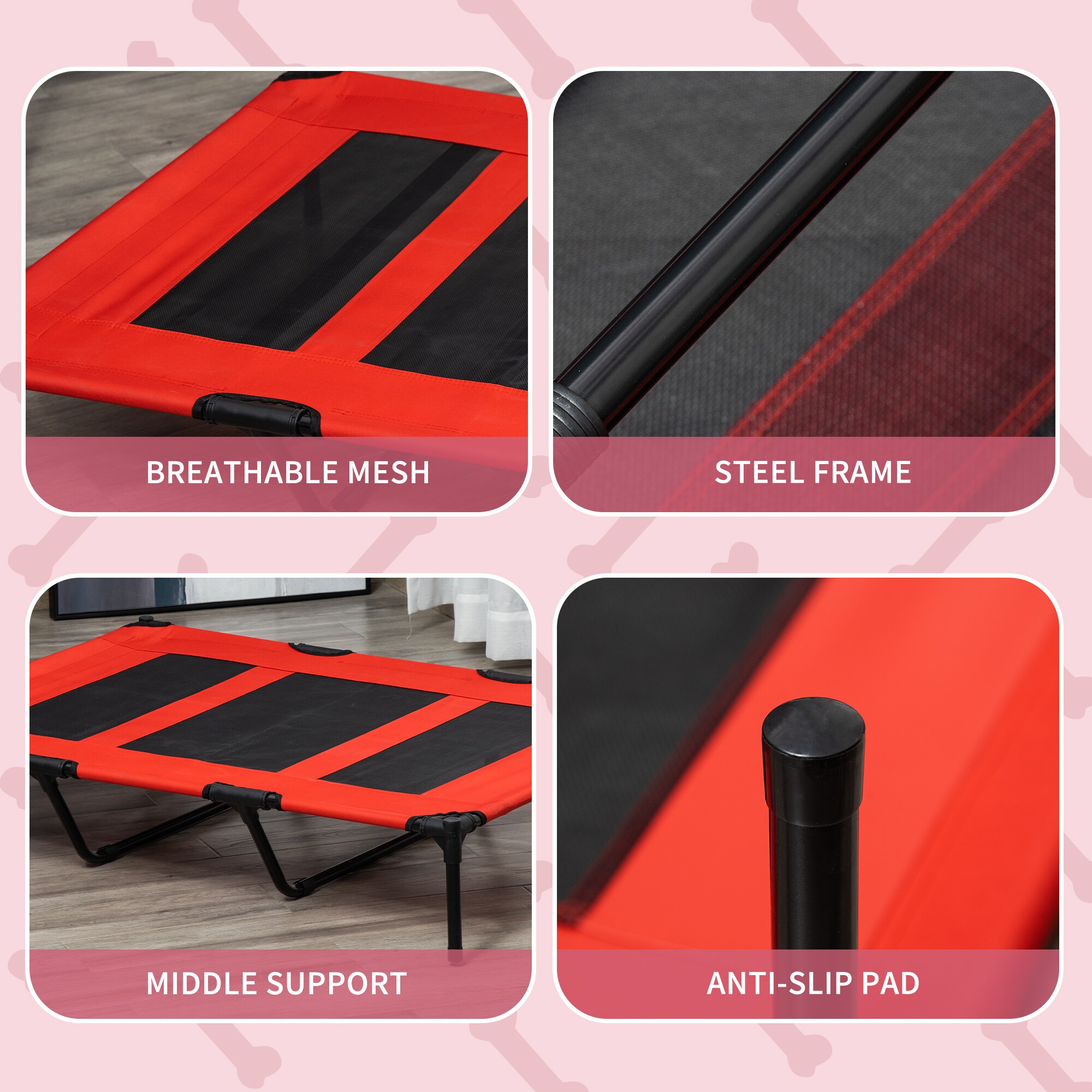 PawHut D04-069RD Pet-Beds - View #8