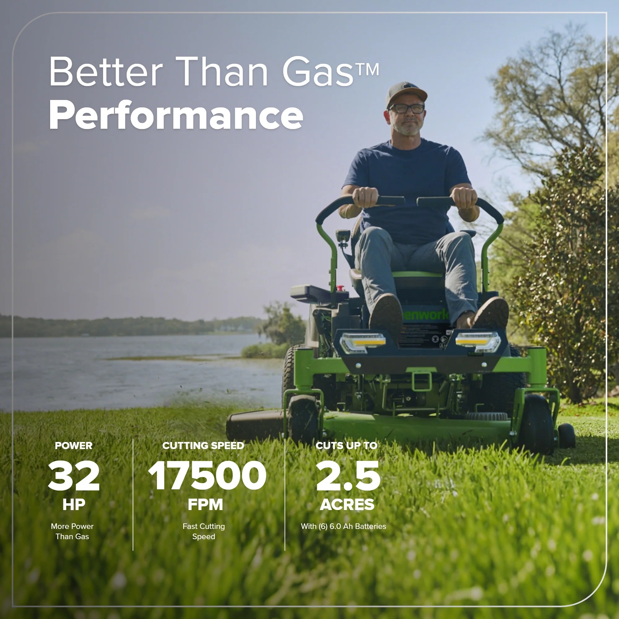 Greenworks CRZ4282A2 Riding-Lawn-Mowers-Tractors - Thumbnail View #4
