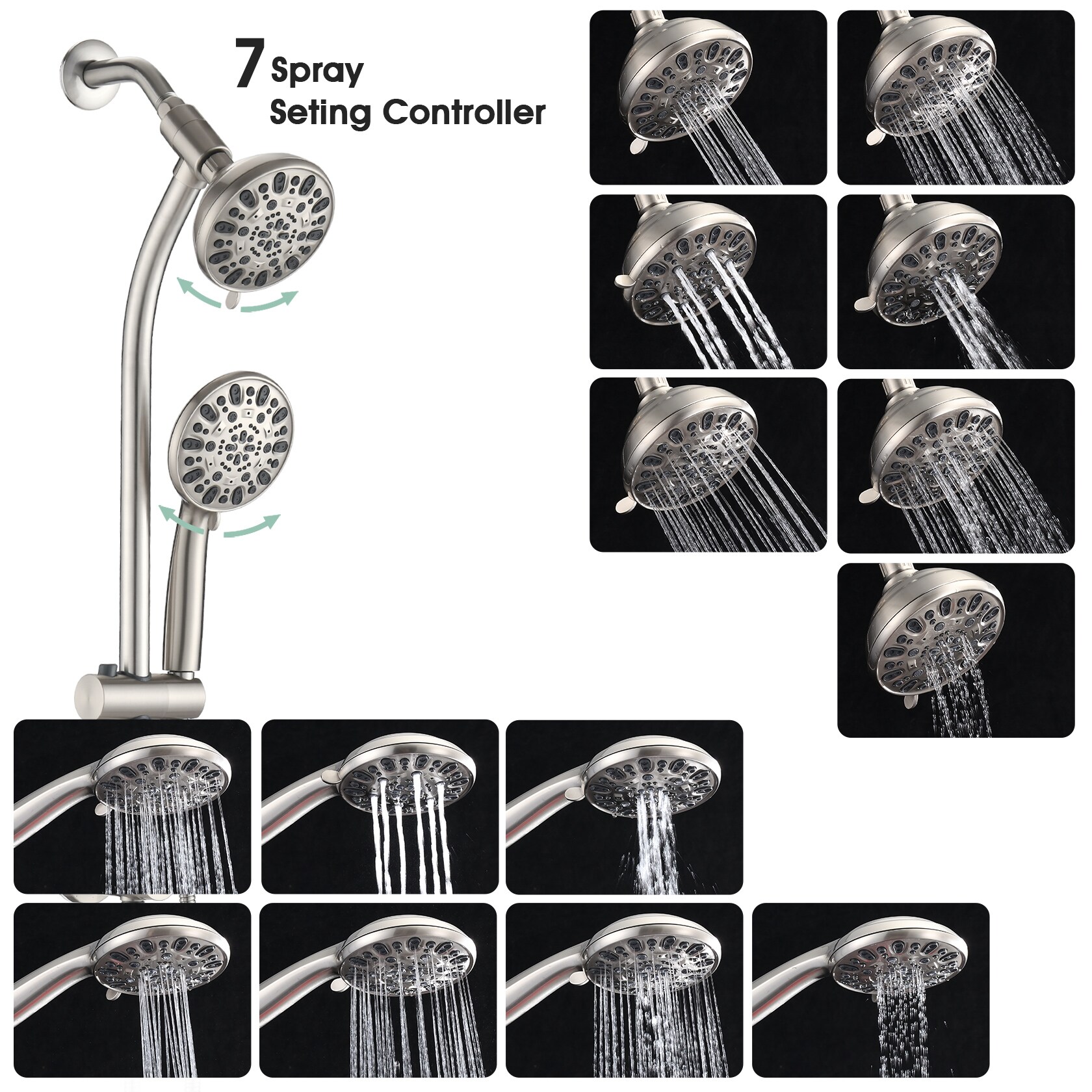 Mondawe MD-JMSW55531 Showerhead-Bar-Panels - View #7