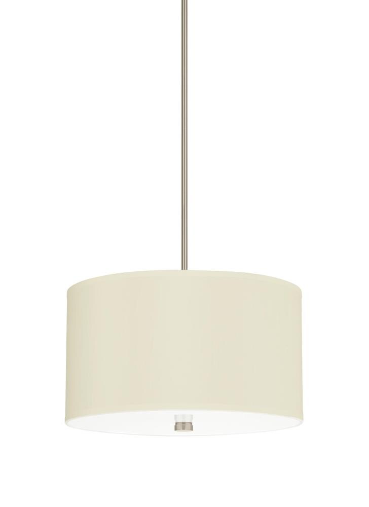 Sea Gull Lighting Dayna Brushed Nickel Modern/Contemporary Drum Pendant Light
