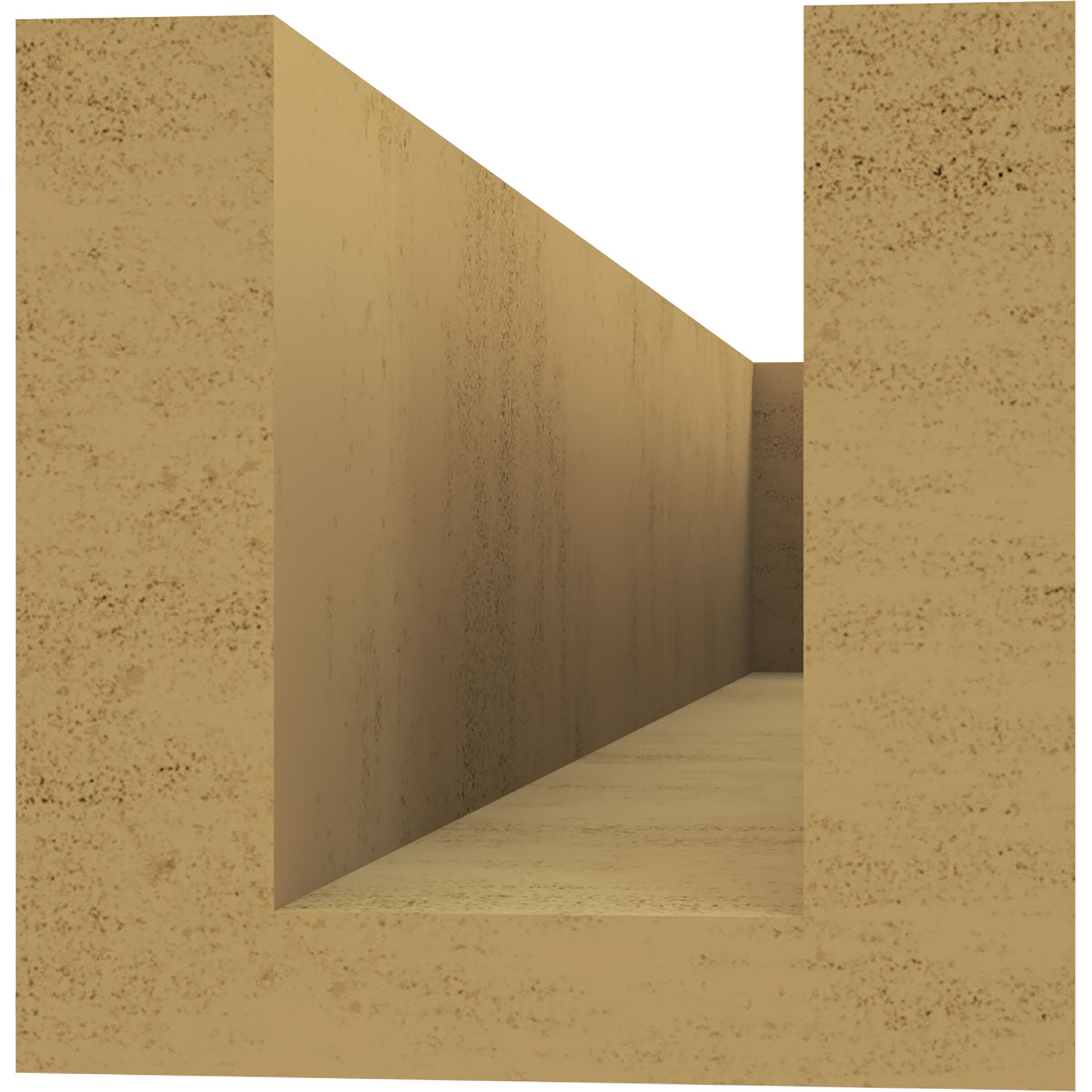 Ekena Millwork RFTU04X04X20BLKRCPR Exterior-Brackets-Braces - View #4