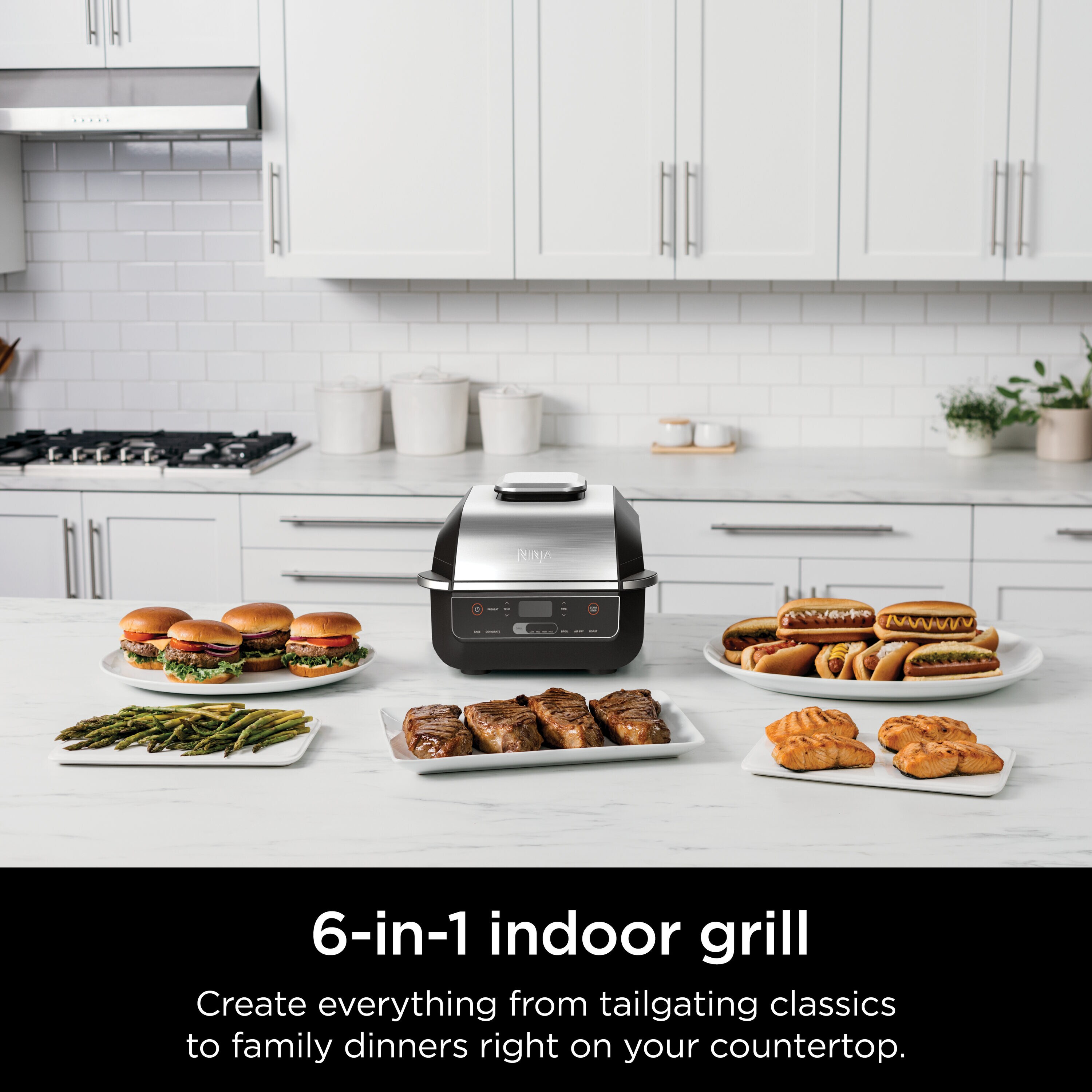 The Ninja Foodi XL Pro indoor grill is perfect for apartment living