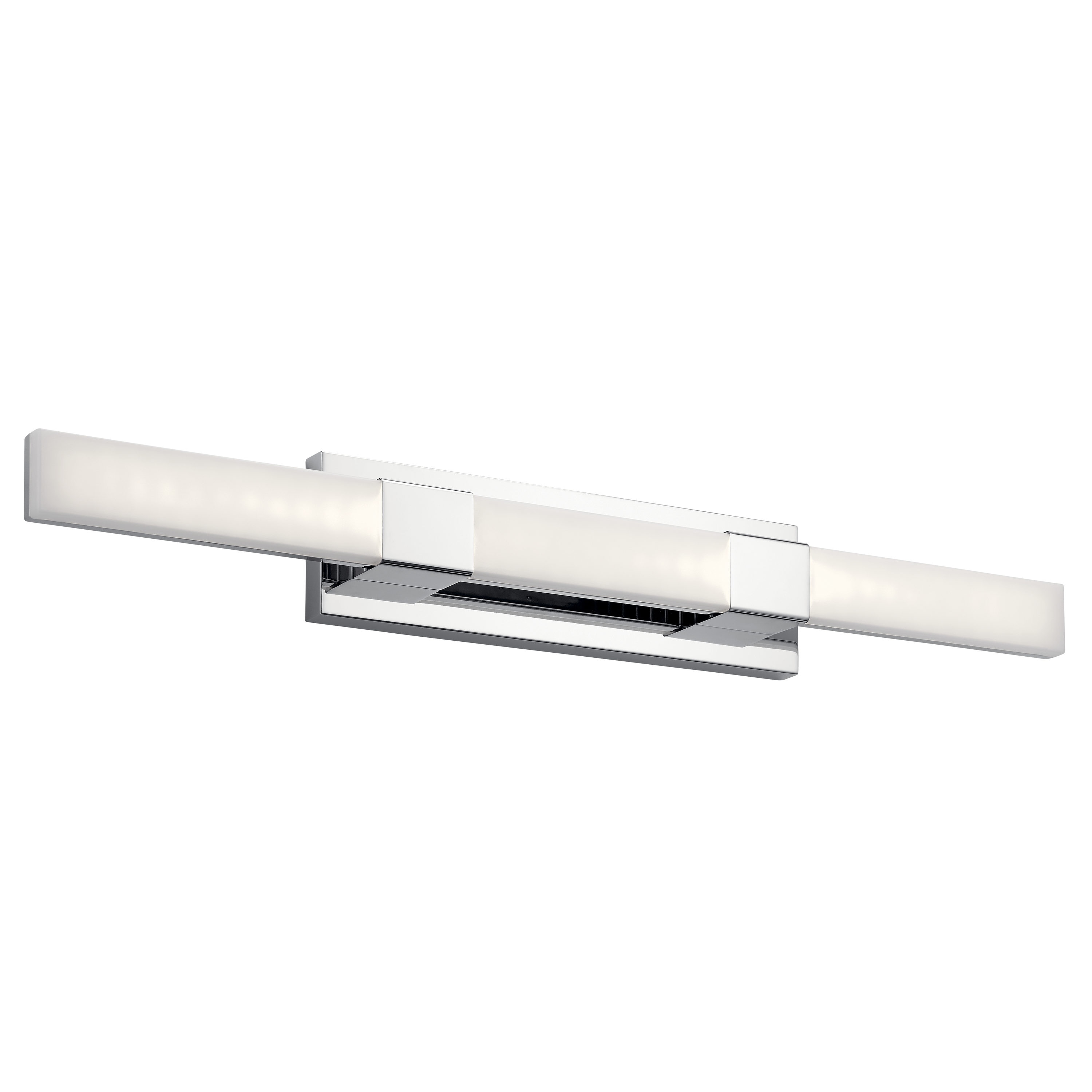 elan 84201 Neltev 36.25-in 3-Light Chrome LED Modern/Contemporary Vanity Light Bar