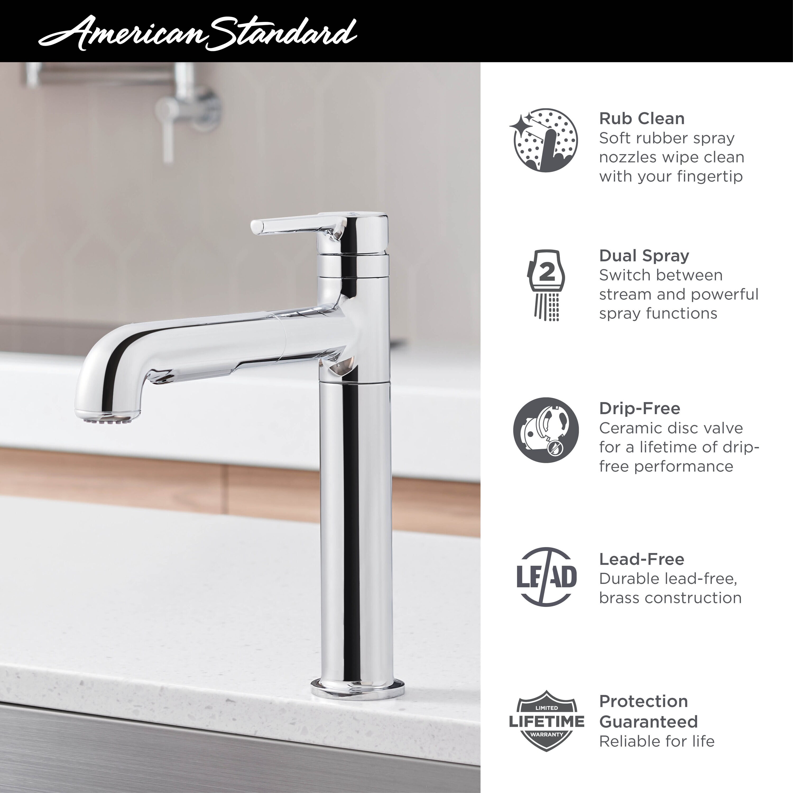 Matte Gold Pull-Out Spray Kitchen Faucet