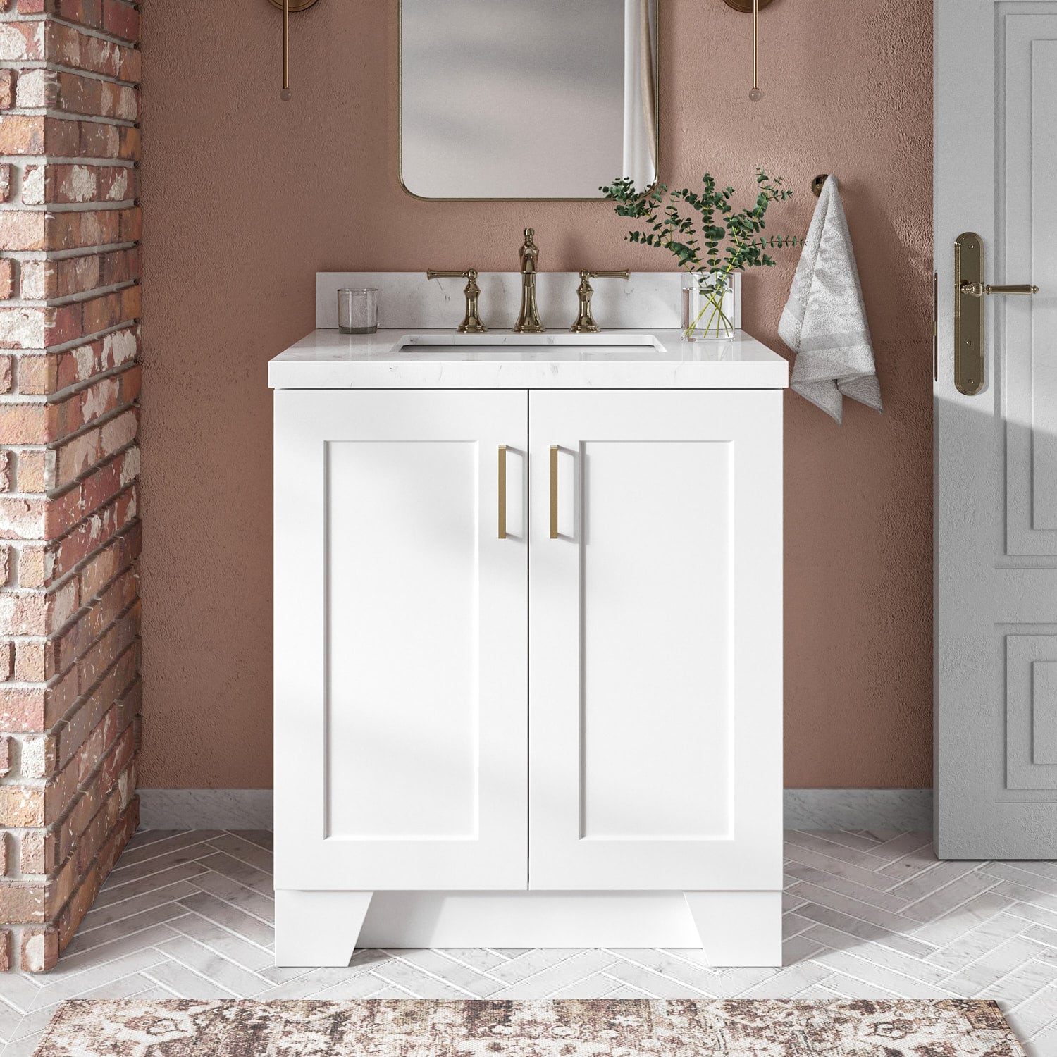 ARIEL Q030S-BC-WHT vanities - View #2
