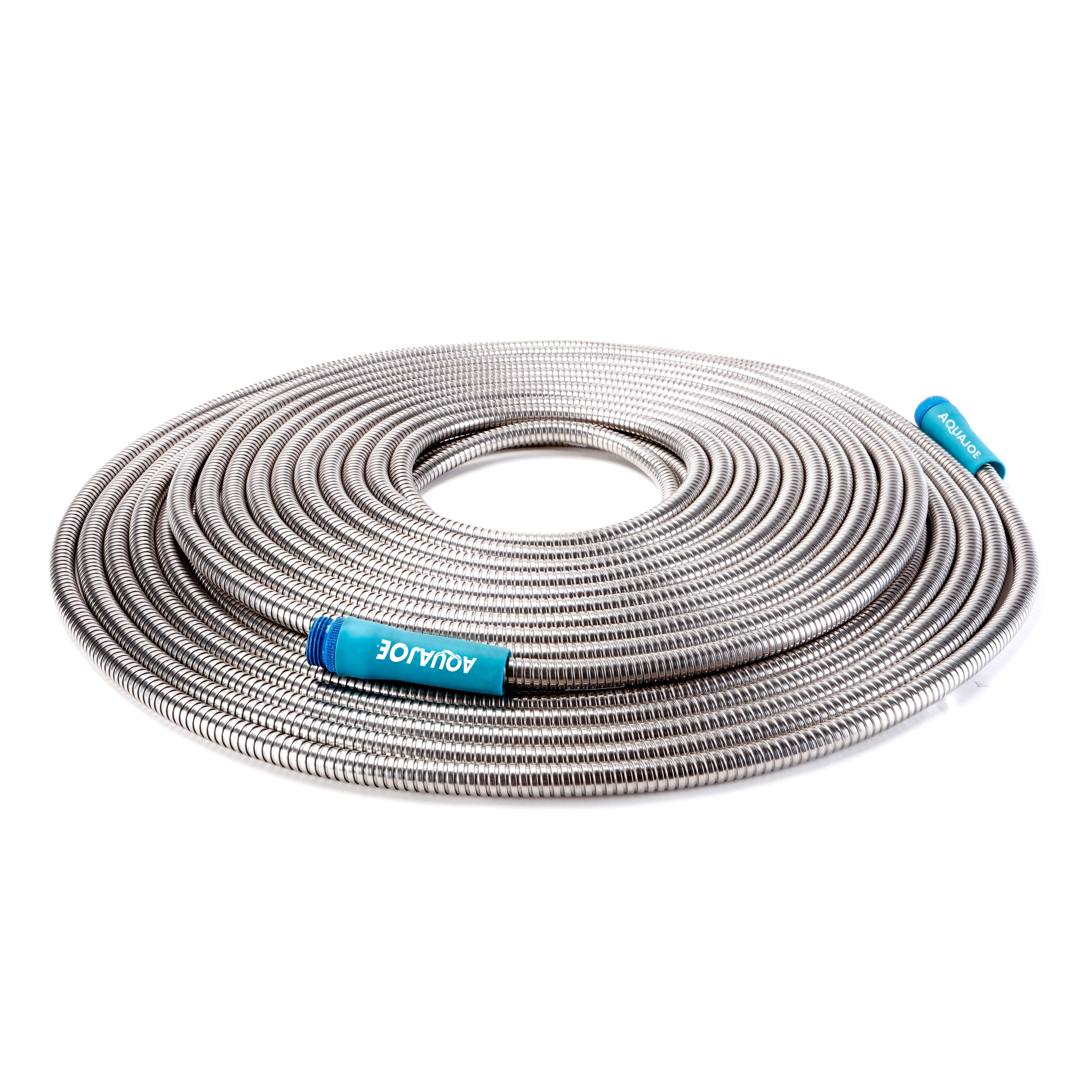 AQUA JOE 1/2-in x 100-ft Heavy-Duty Kink Free Stainless Steel Hose in the Garden  Hoses department at