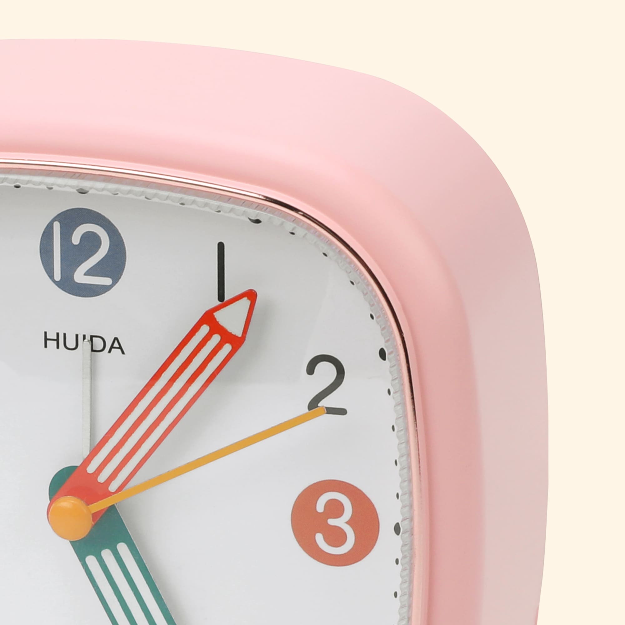 Unique Bargains Mechanical Alarm Clock Colorful Cartoon Design Gentle ...
