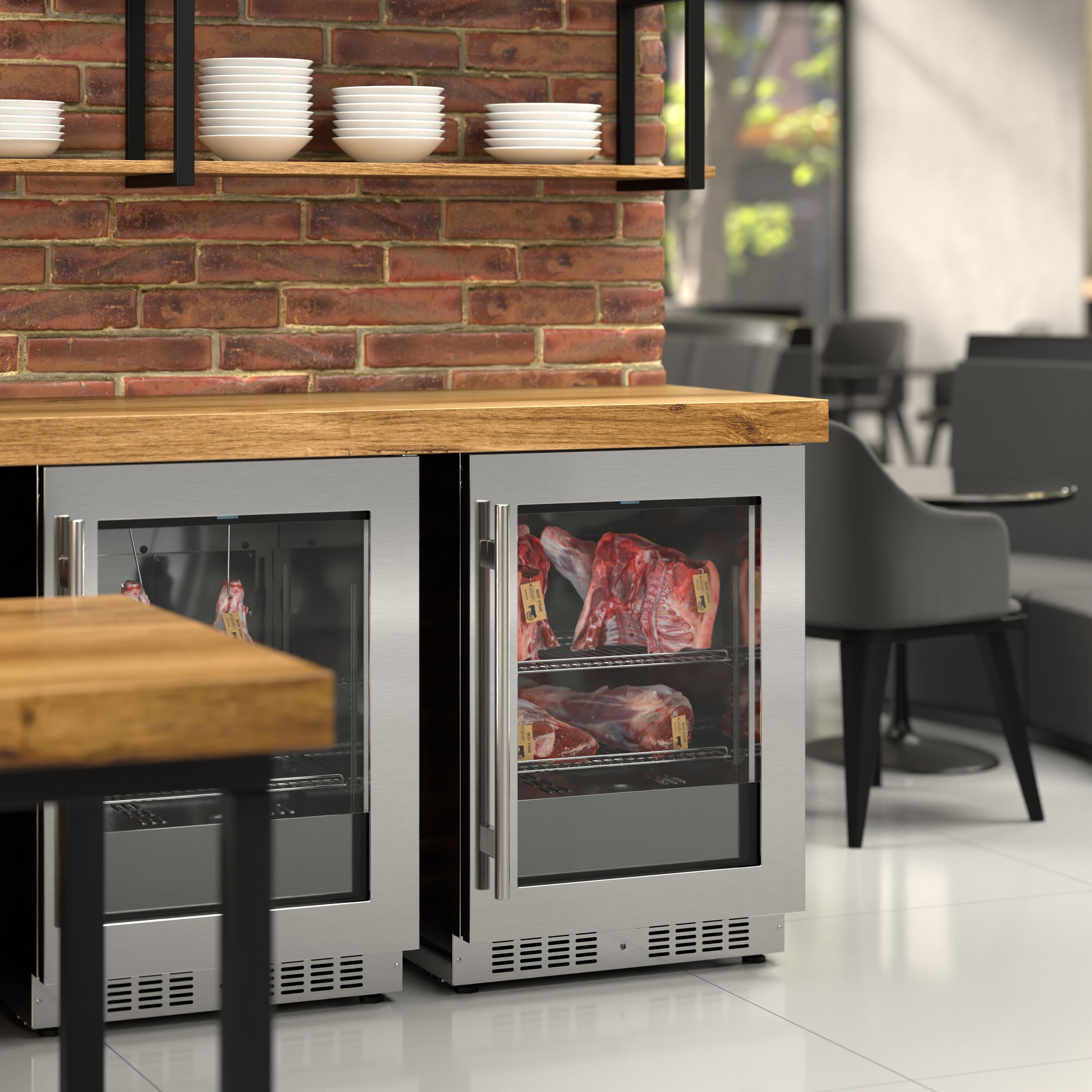 KoolMore LOW-KM-DAR-34SS Commercial-Refrigerators - View #3