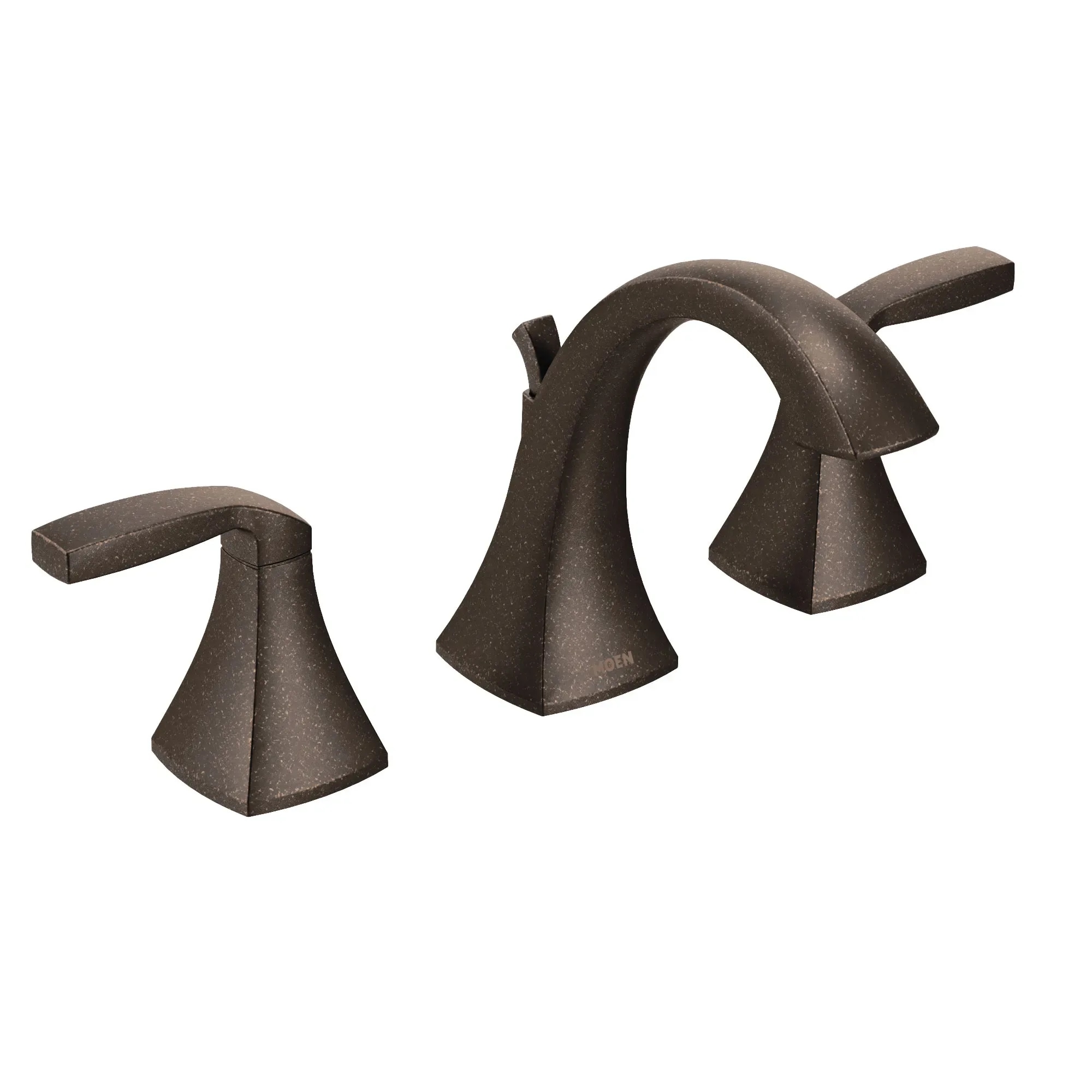 Moen Voss Two-Handle High Arc Bathroom Faucet in Oil Rubbed Bronze