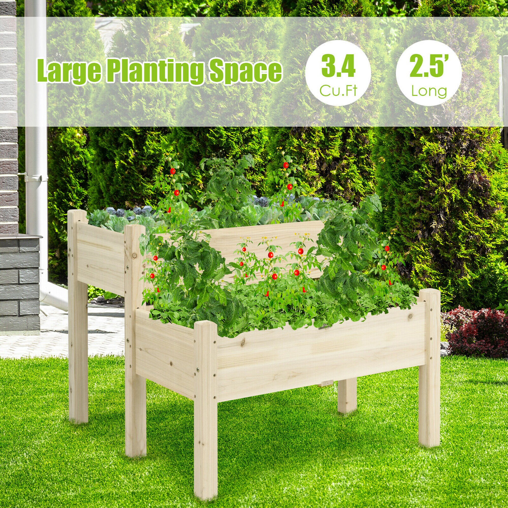 Costway LWS00538 Raised-Garden-Beds - View #8