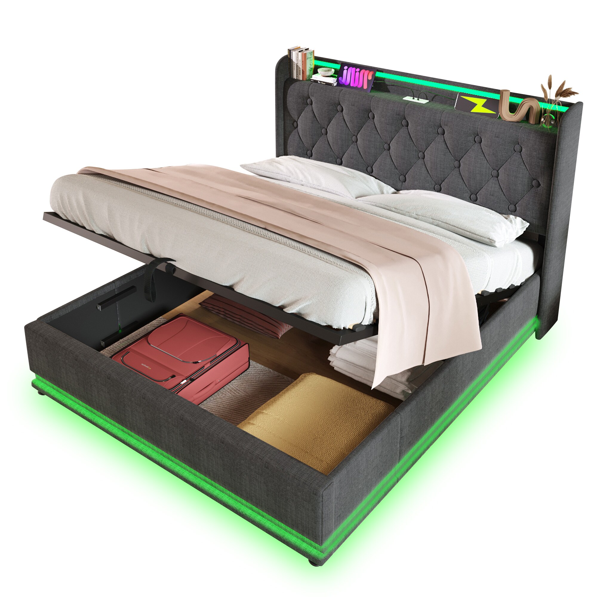 ModernLuxe L3P-N736P188806G beds - View #7