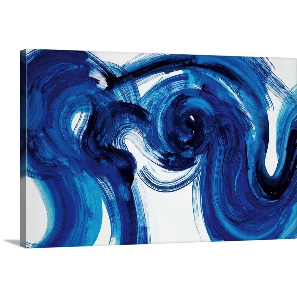 GreatBigCanvas 2348174-24-24X16 Flourish by Randy Hibberd Canv 16-in H x 24-in W Abstract Print on Canvas