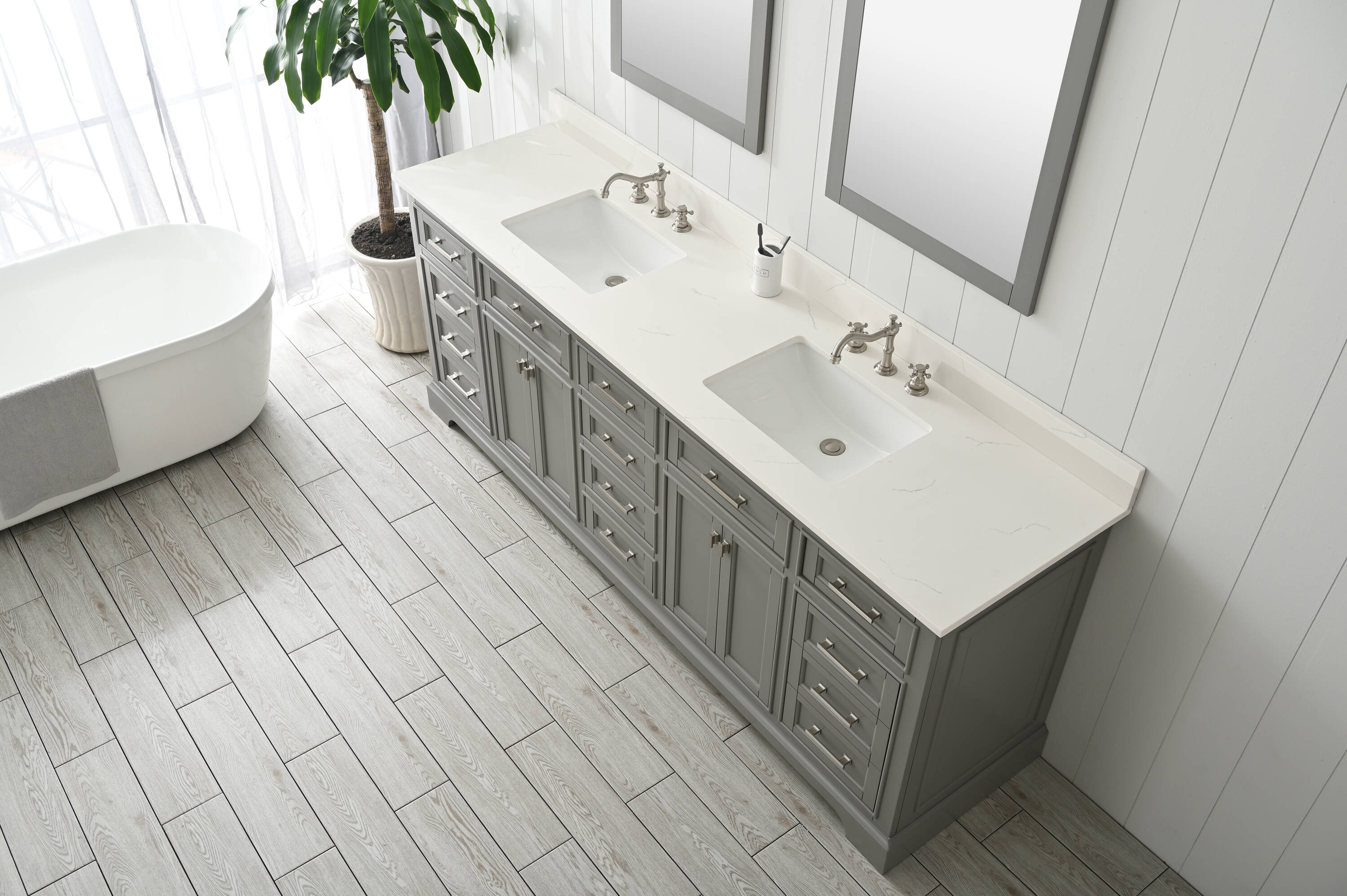Design Element ML-84-GY Bath-Vanity-Combo - View #4