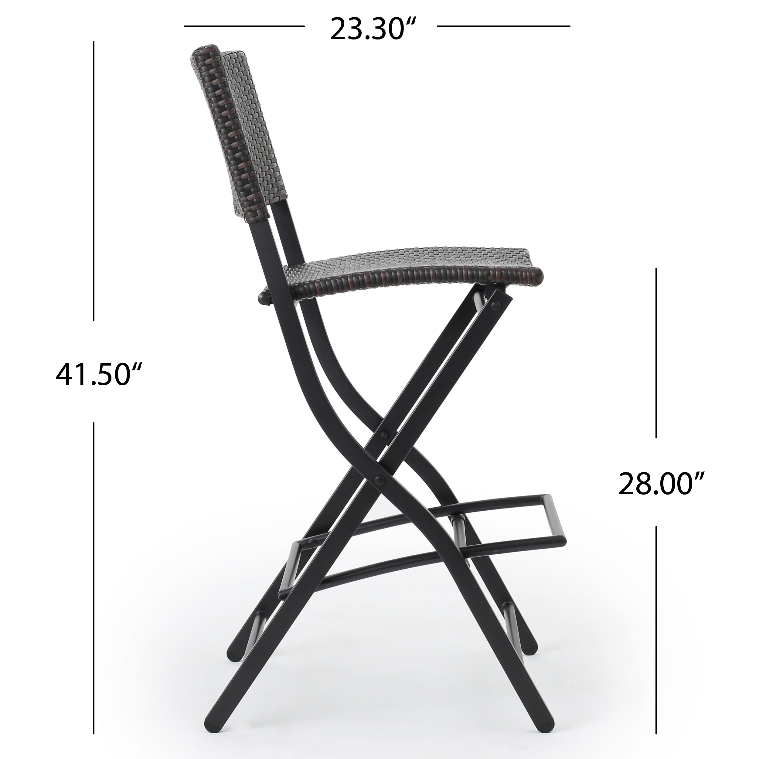 Margarita outdoor wicker deals barstool