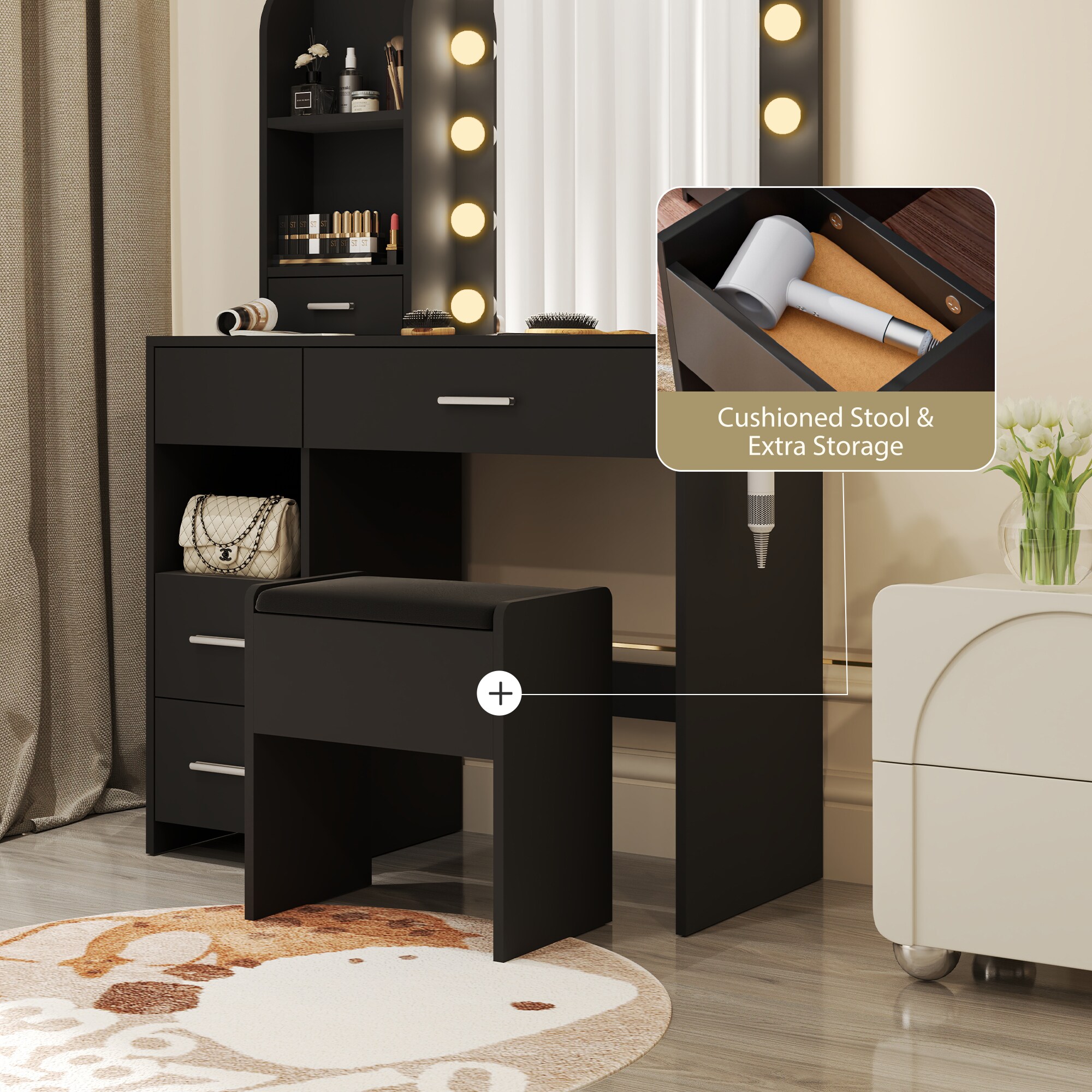  SZT35H01-A-LW1 Bedroom-Vanities - View #6