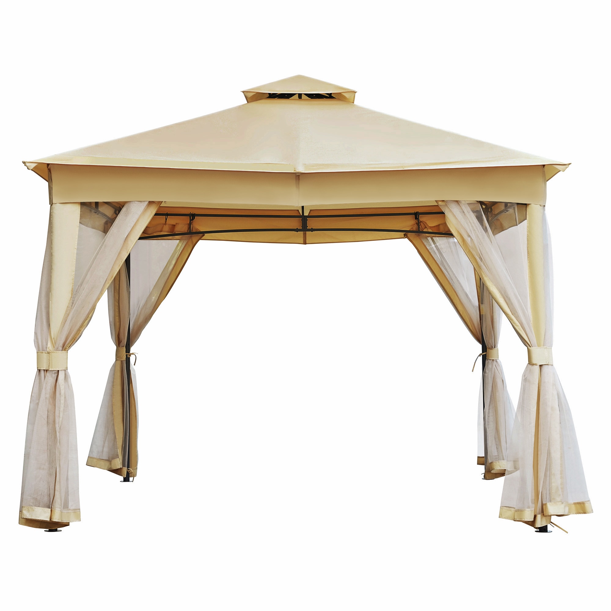 SINOFURN SYA990035GY Wood-Resin-Gazebos - View #19