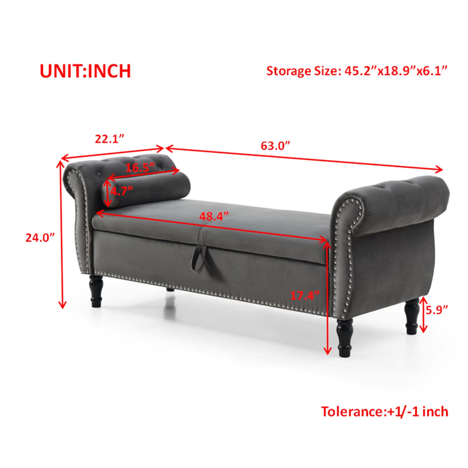 SINOFURN SYA290004BK bench - View #13
