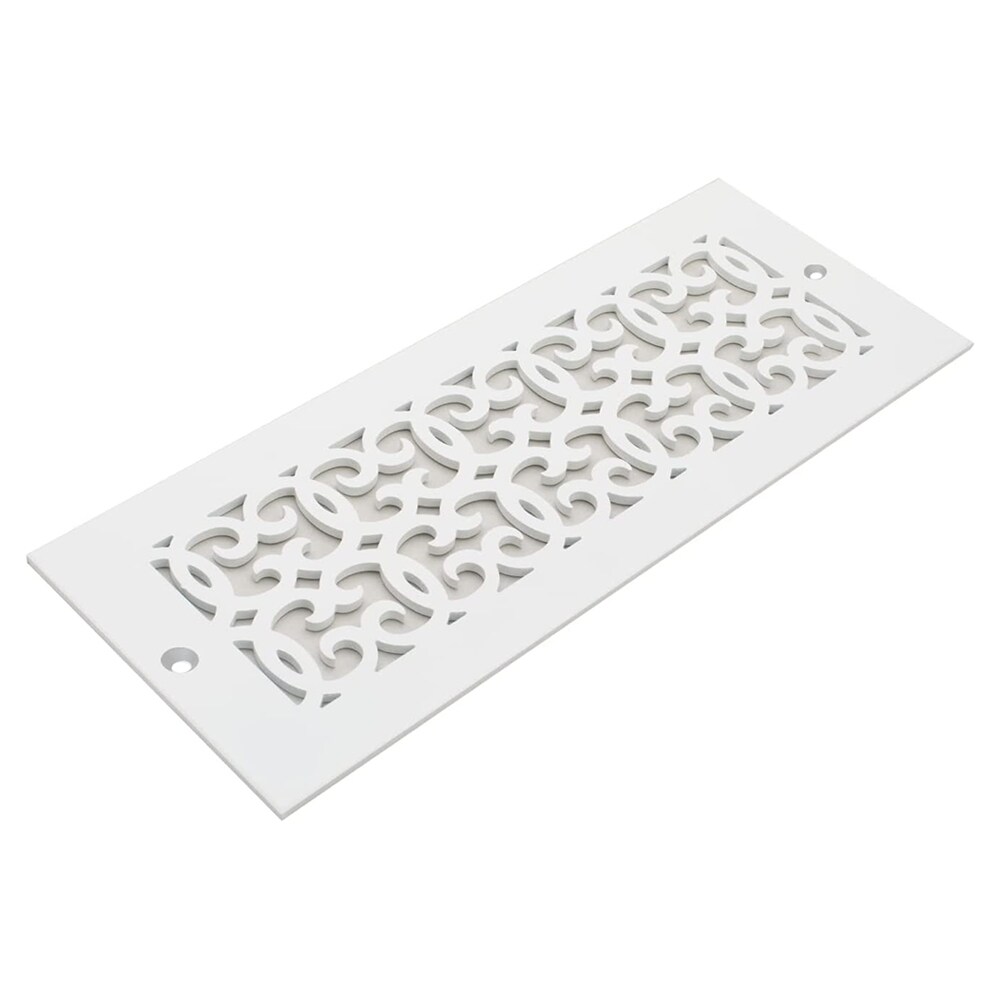 Reggio Register VL16-814-SWH 6-in x 12-in Steel White Floor Register