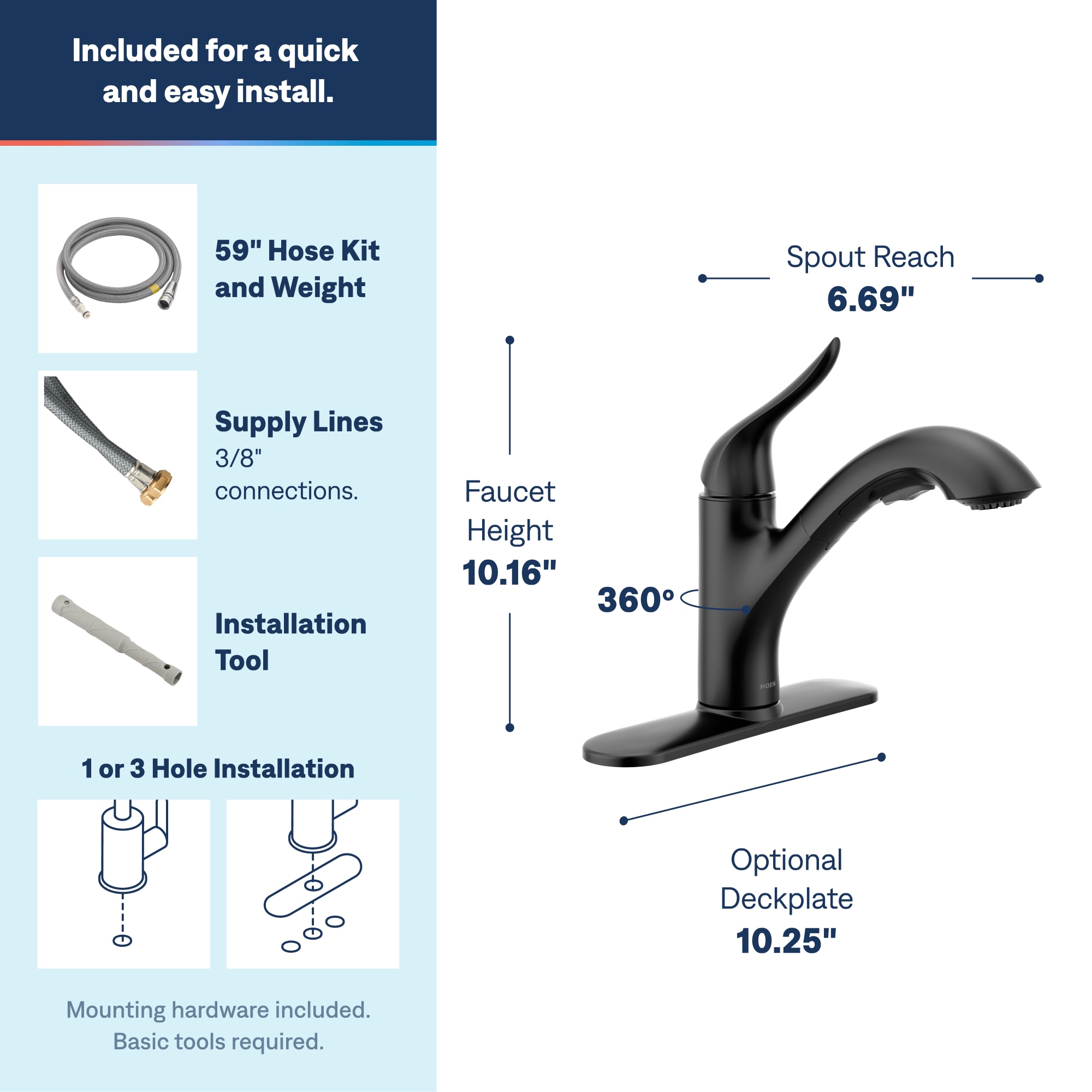 Moen 87931BL Kitchen-Faucets - Thumbnail View #3