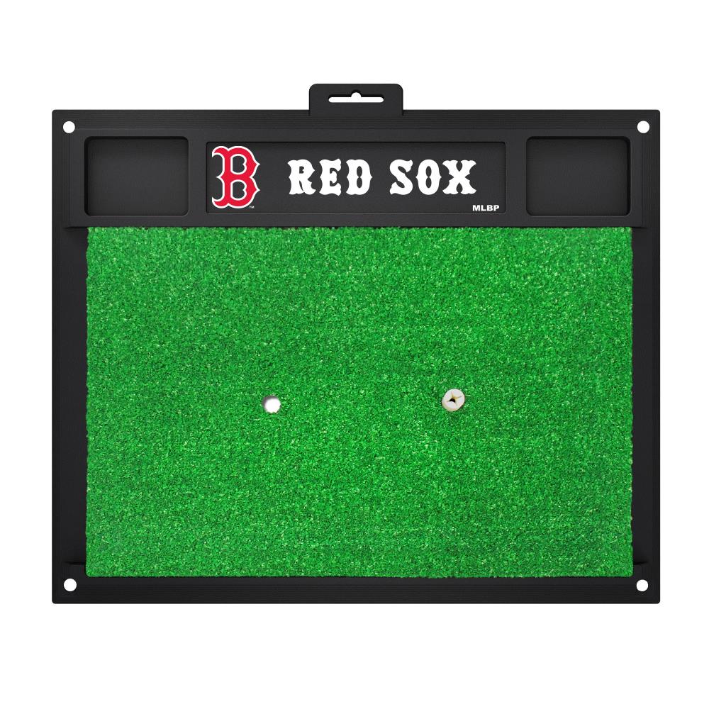 FANMATS Boston Red Sox MLB Golf Hitting Mat Golf Tees at