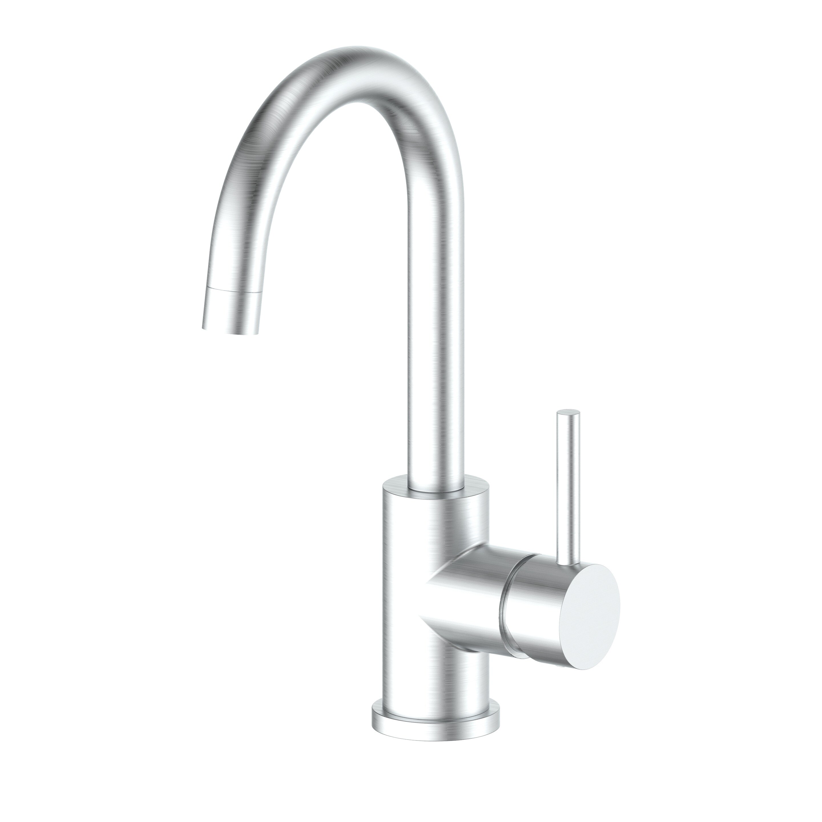 ZLINE KITCHEN & BATH REN-KF-BN Renoir Brushed nickel Single Handle Deck-mount Kitchen Faucet with Sprayer