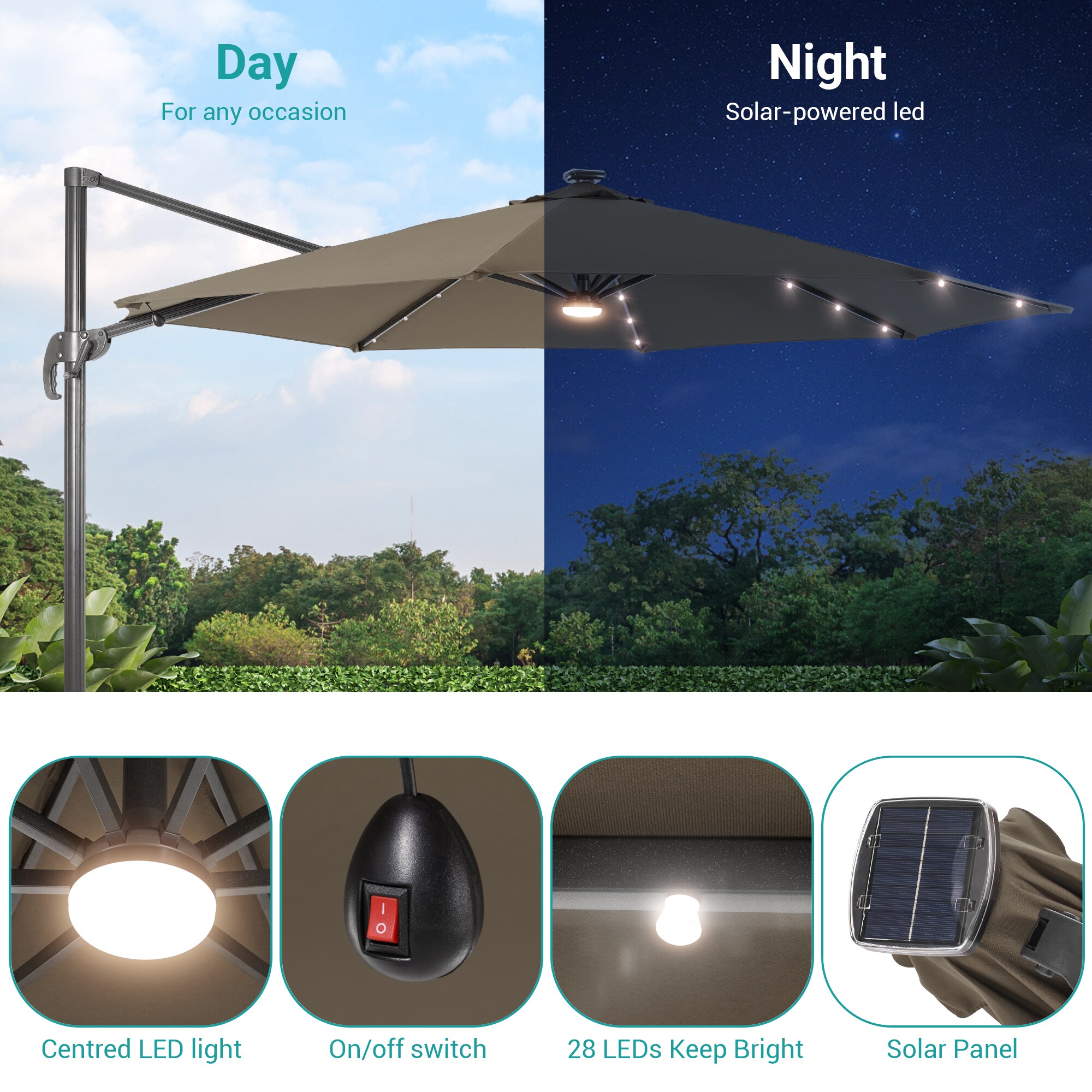 ACEGOSES LW-PCT-JC12K-LED Umbrellas-2 - View #6