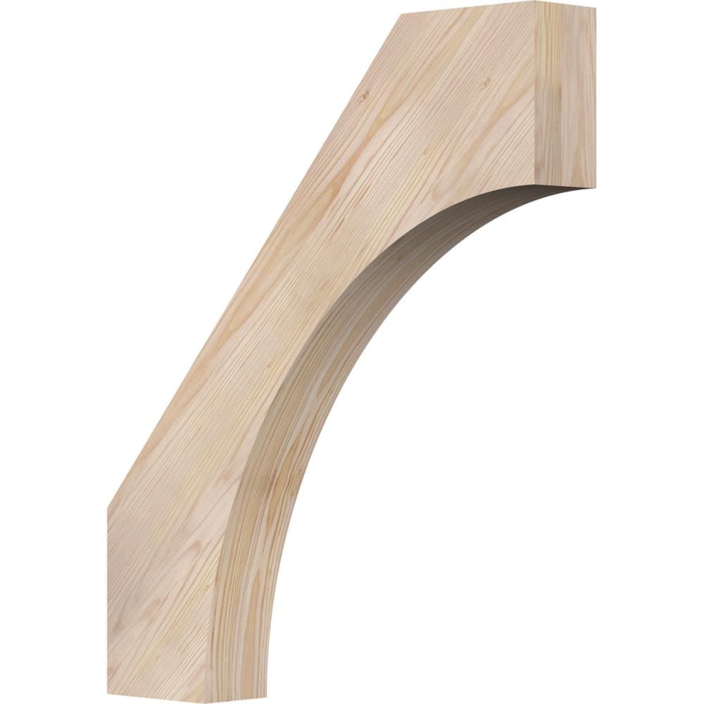Ekena Millwork BRC04X22X26WTL00SDF 3-1/2-in x 22-in x 26-in Douglas Fir Unfinished Wood Westlake smooth