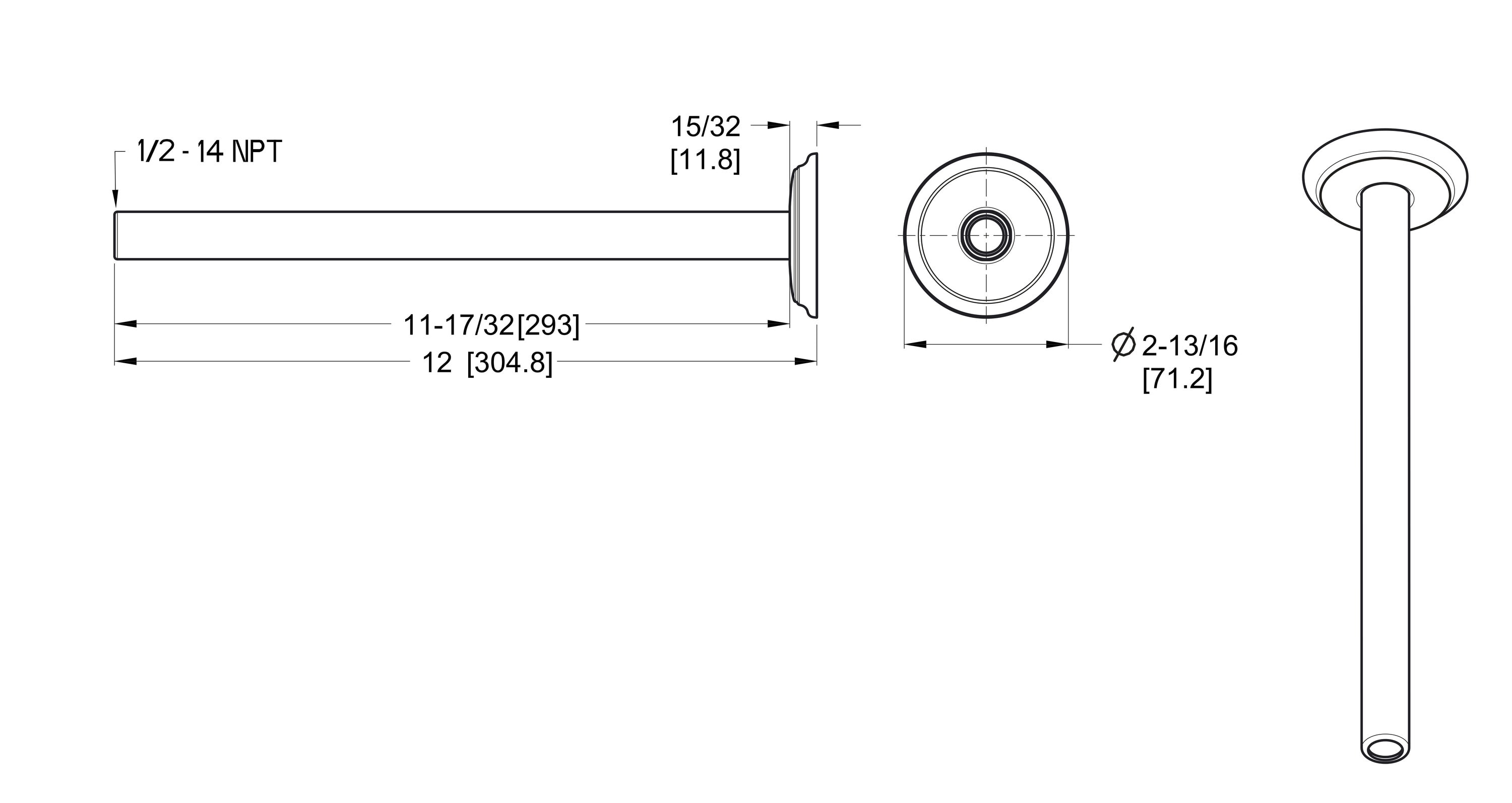 Pfister 015-12CY Bath-Shower-Facc - View #2