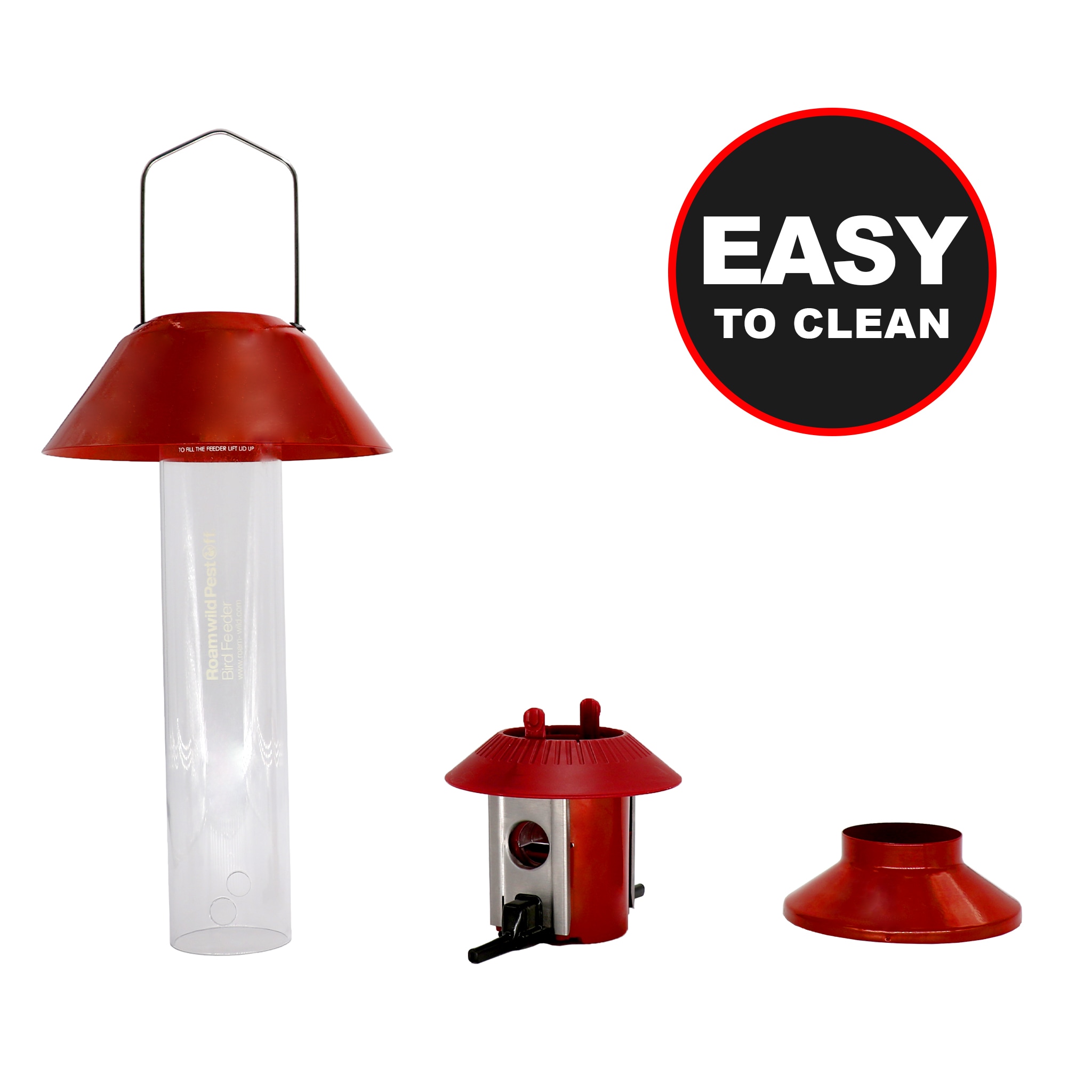Roamwild PMS001-RED Bird-Feeders - View #6