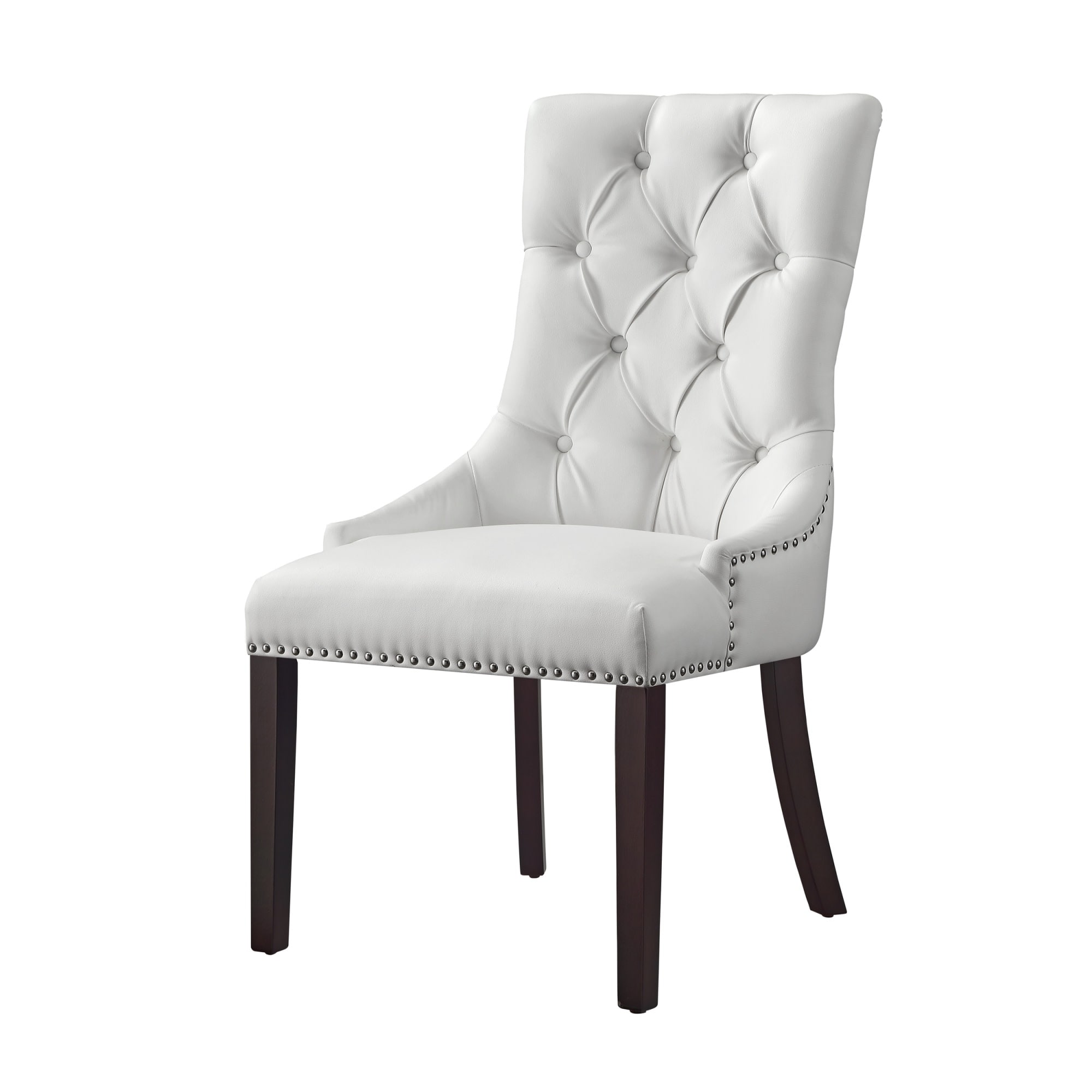 Inspired Home AD86-01WE2-LS Set of 2 Autumn Contemporary/Modern Upholstered Dining Side Chair (Metal Frame)