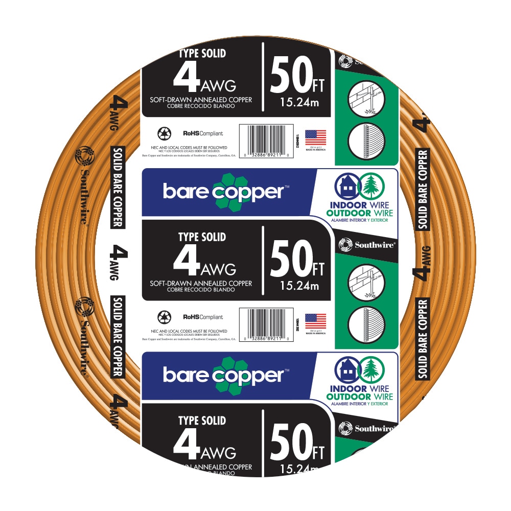 4 oz Solid Copper Wire 18 Gauge 49.7 ft roll 