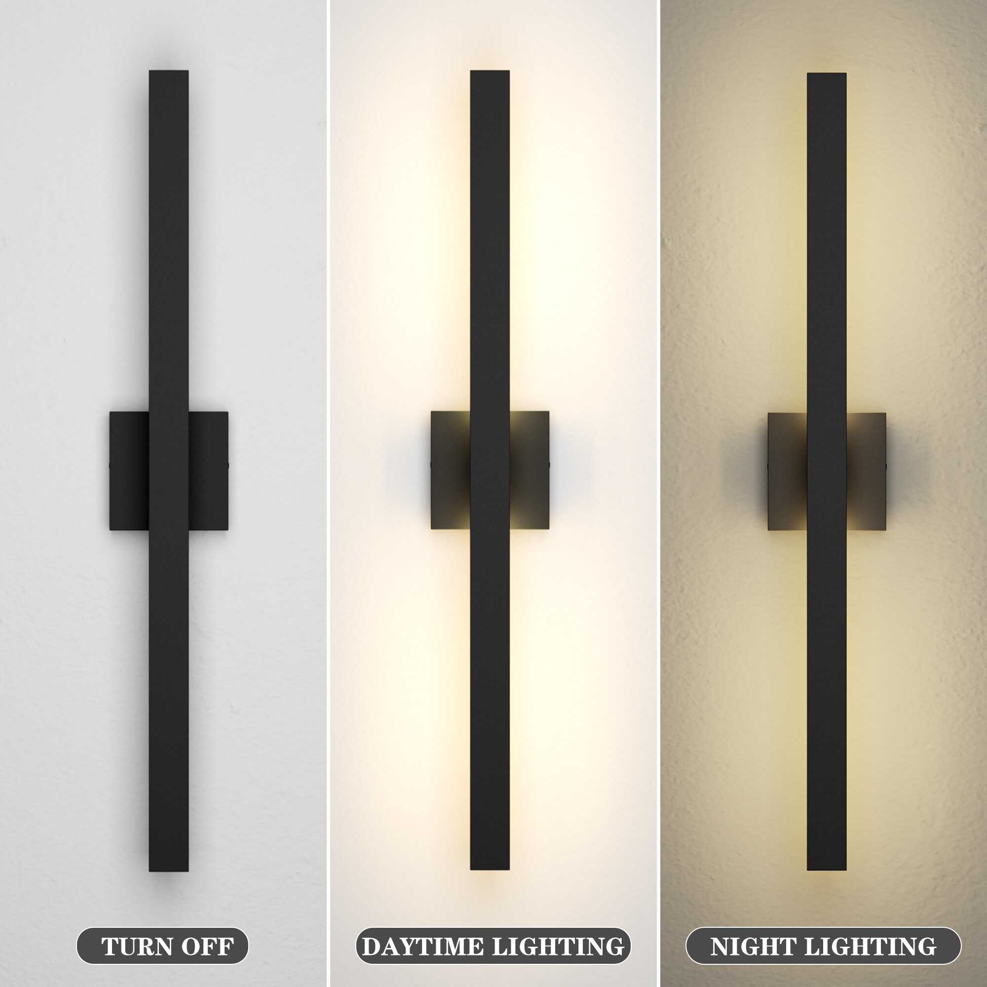 LamQee 06FTL0337BBK Outdoor-Wall-Lighting - View #5