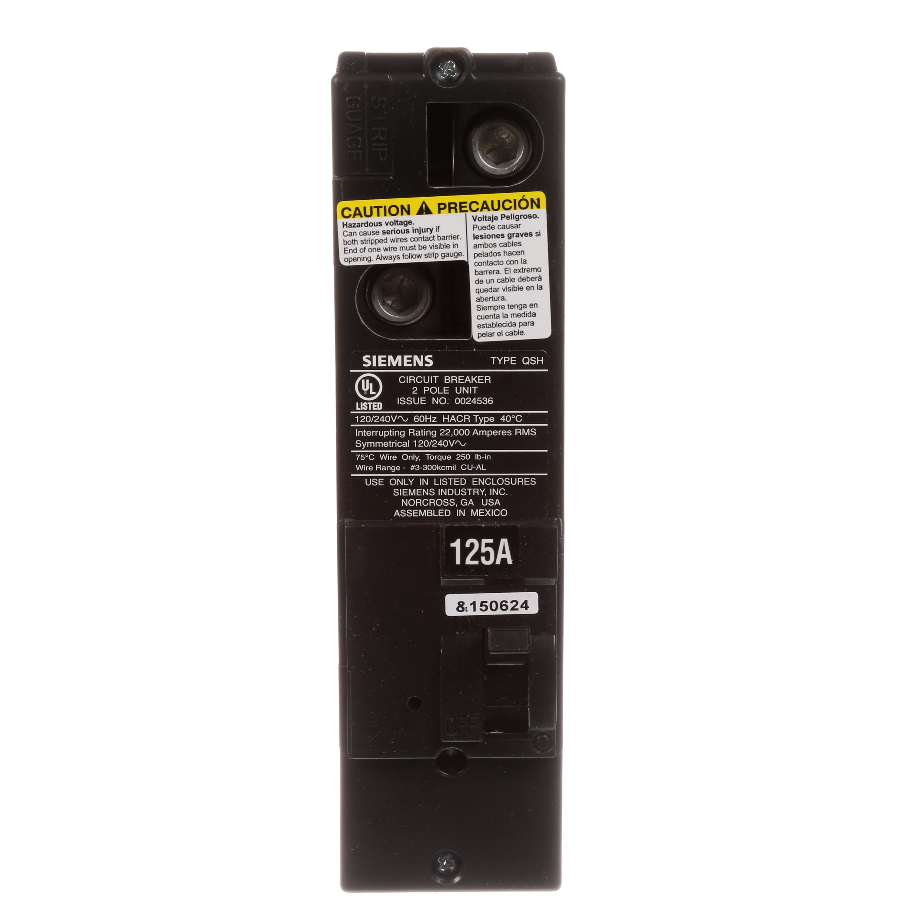 Siemens QS2125H Circuit-Breakers - View #2