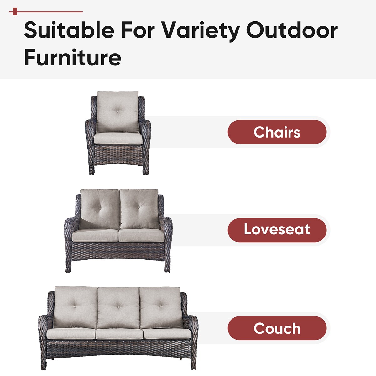 Rilyson FSZBD006-2AA Patio-Furniture-Cushions - View #6